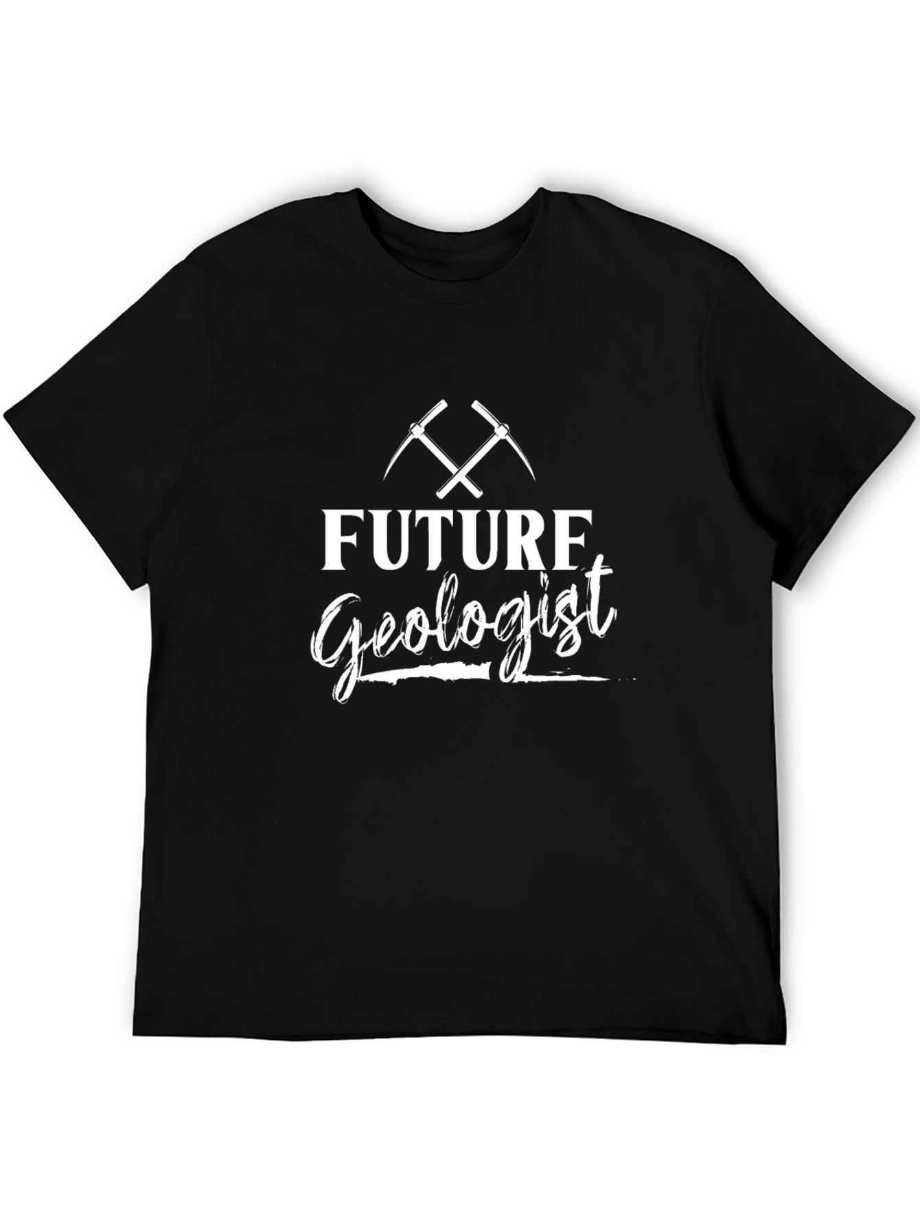 Future Geologist Black T-Shirt - Mining Enthusiast Tee