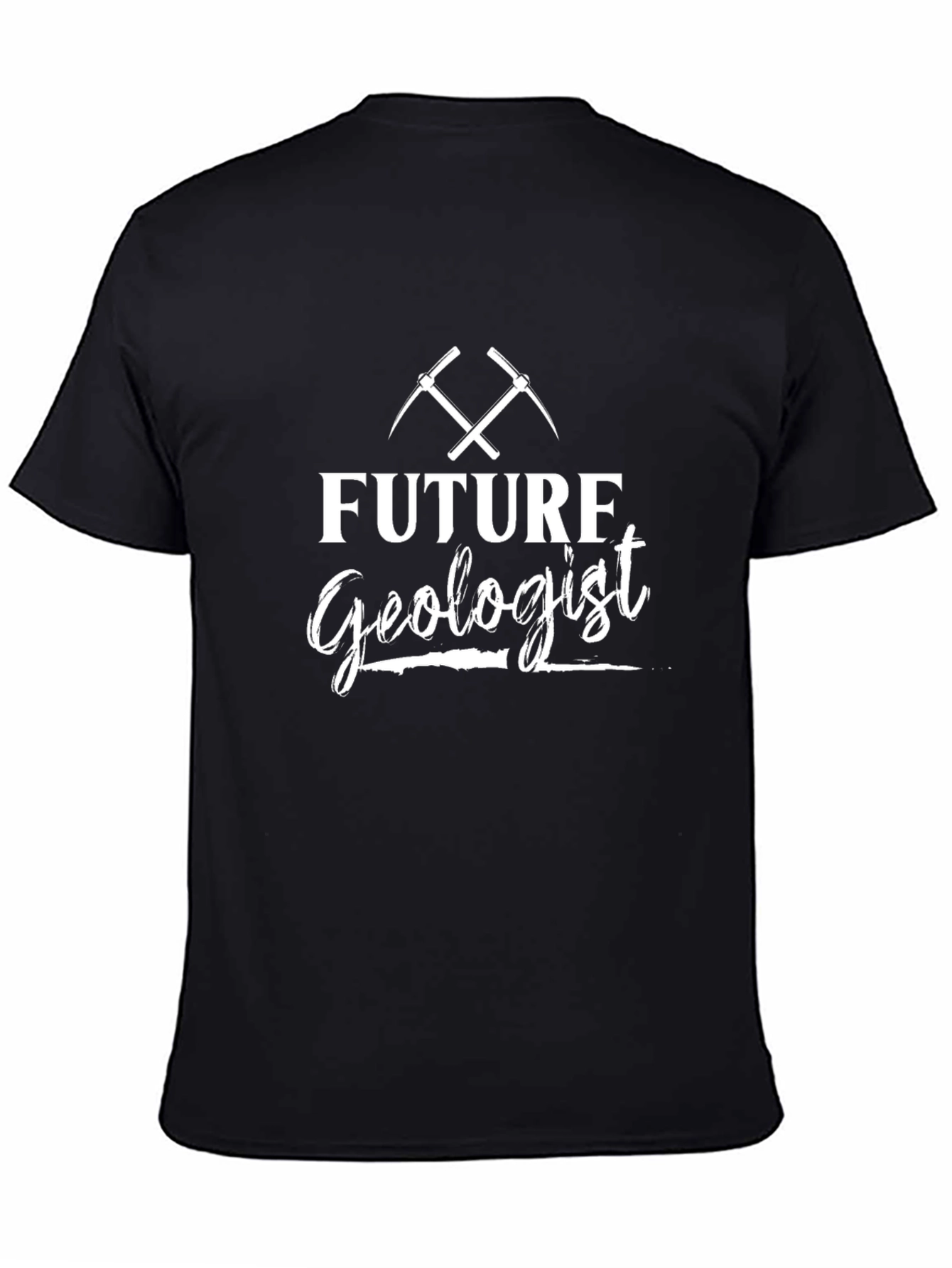 Future Geologist Black T-Shirt - Mining Enthusiast Tee