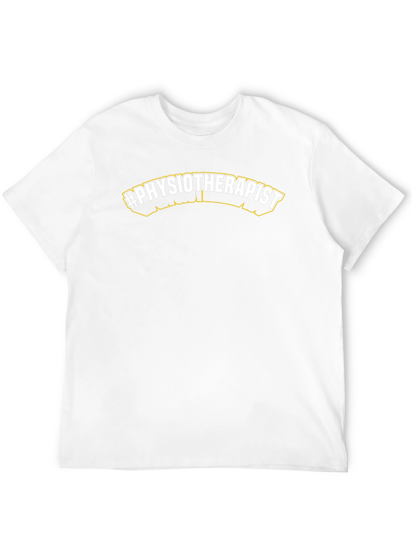 #Physiotherapist Black T-Shirt - Medical Professional Apparel