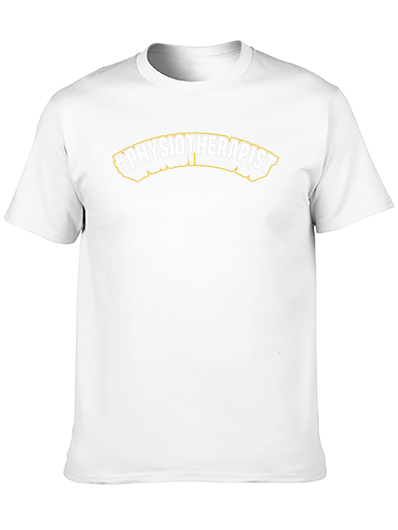 #Physiotherapist Black T-Shirt - Medical Professional Apparel