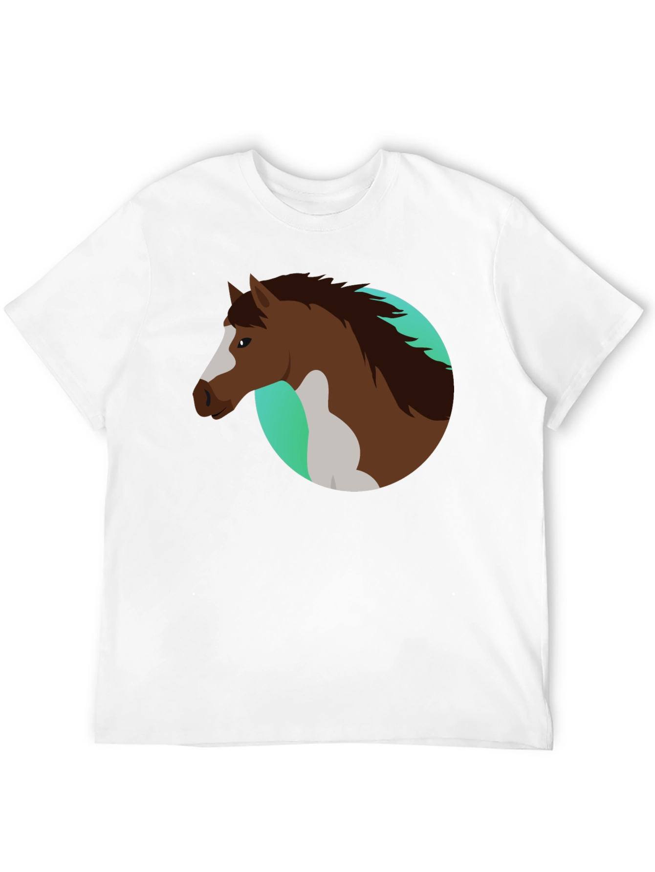 Horse Graphic Black T-Shirt - Equestrian Style