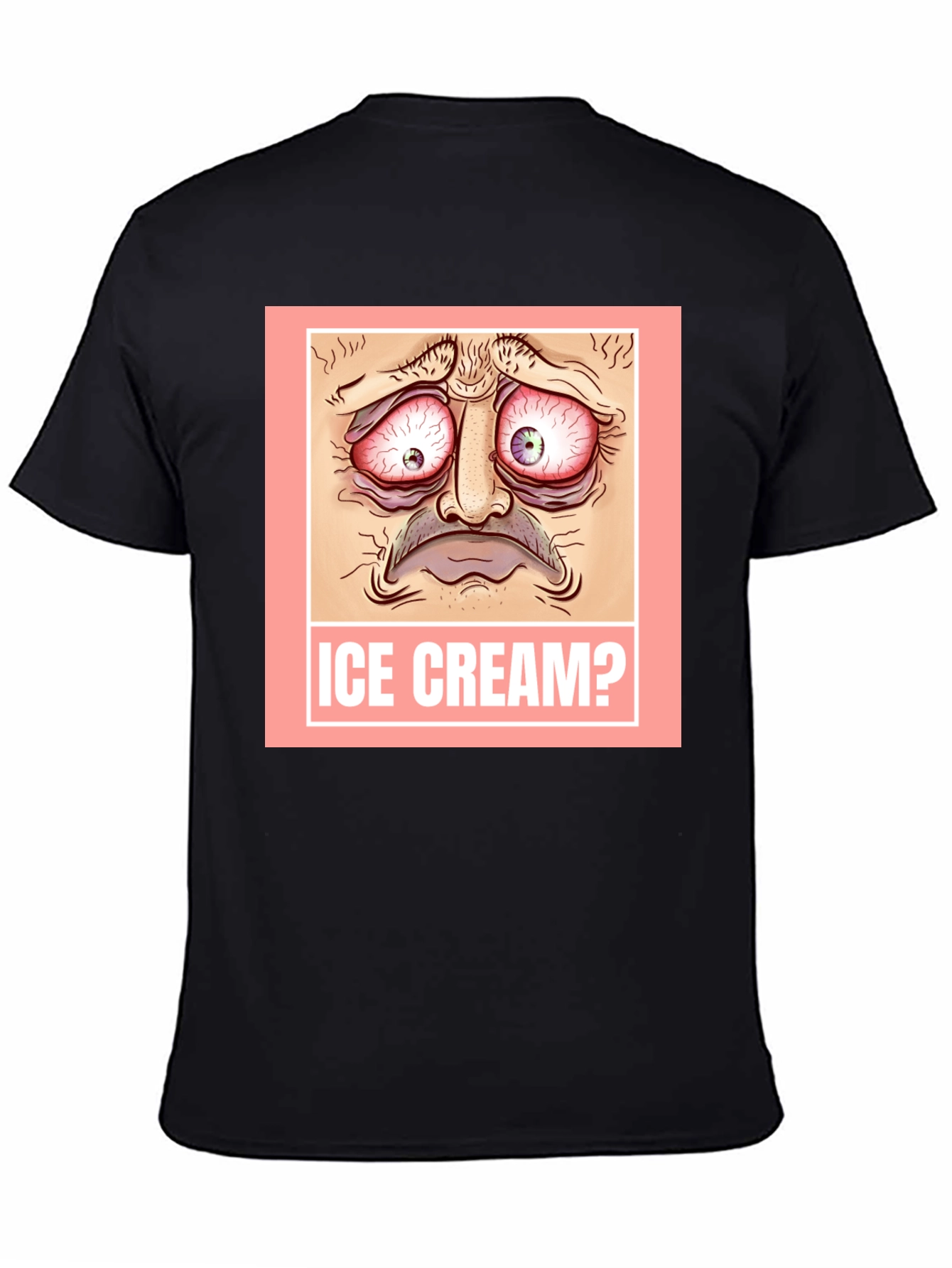 Ice Cream? Graphic T-Shirt - Funny Meme Design