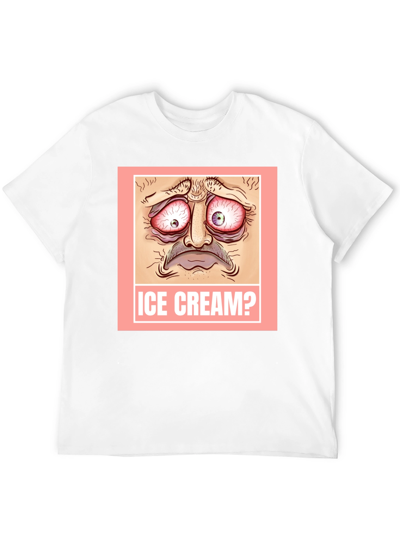 Ice Cream? Graphic T-Shirt - Funny Meme Design