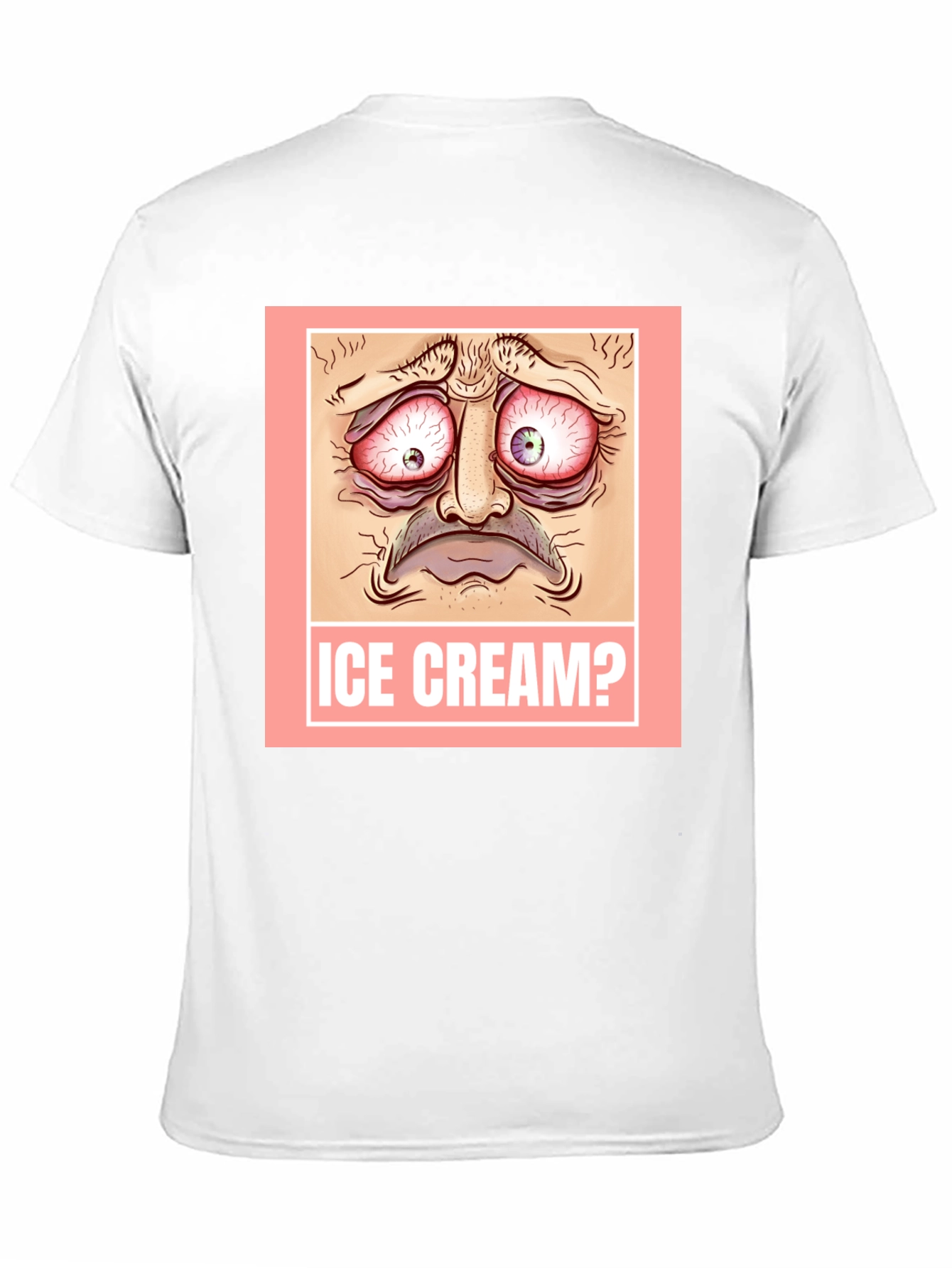 Ice Cream? Graphic T-Shirt - Funny Meme Design