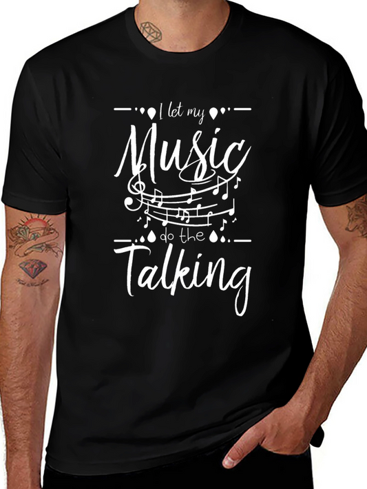 Music T-Shirt - Let Music Do The Talking