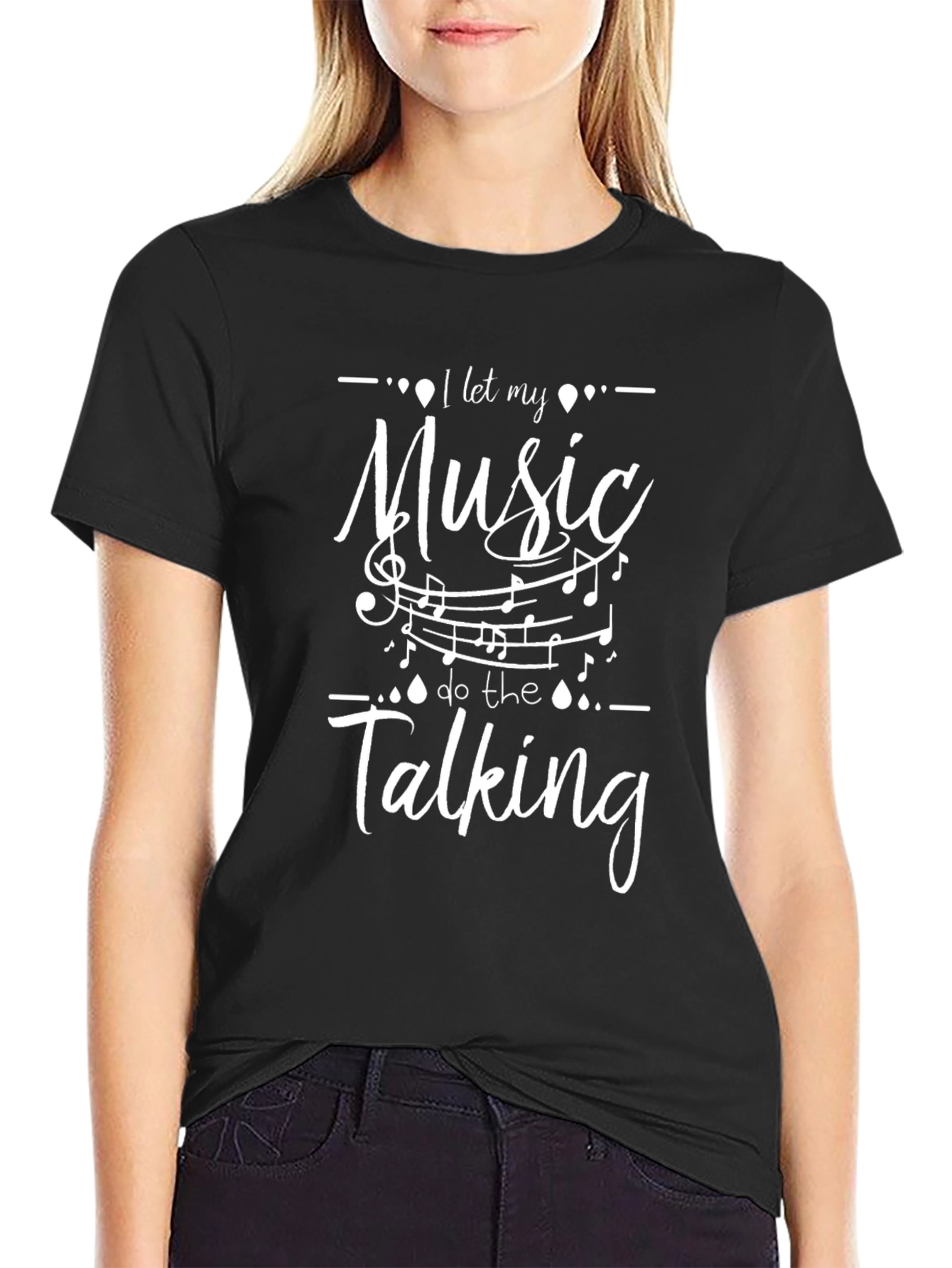 Music T-Shirt - Let Music Do The Talking