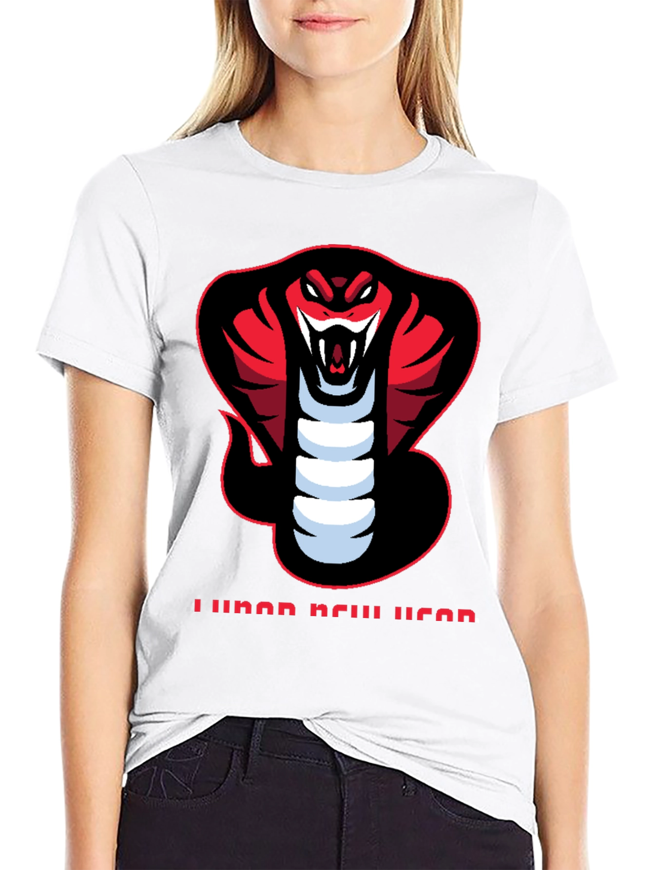 Lunar New Year Cobra Graphic Tee - Black