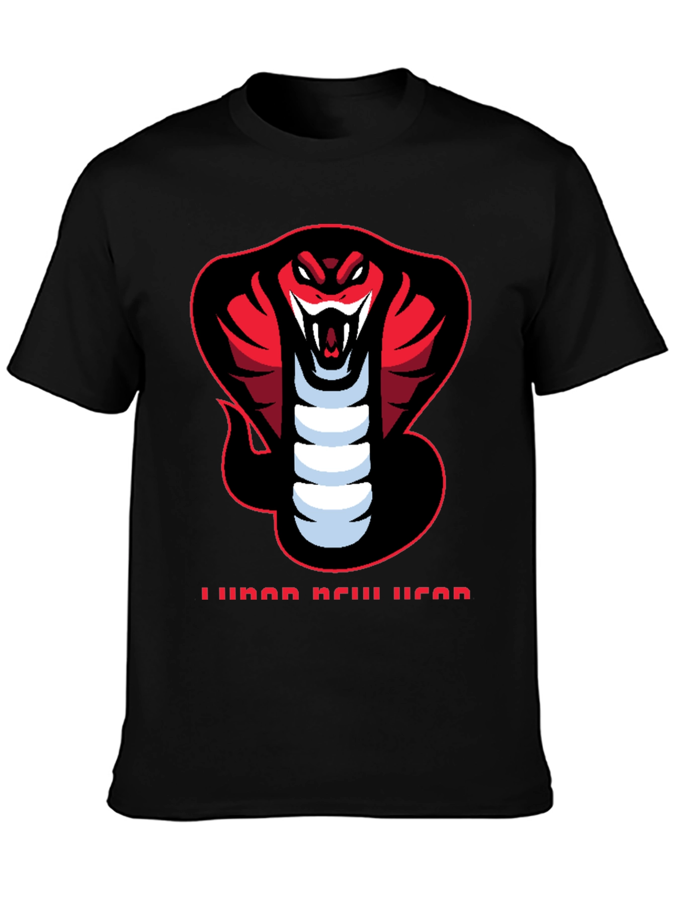 Lunar New Year Cobra Graphic Tee - Black