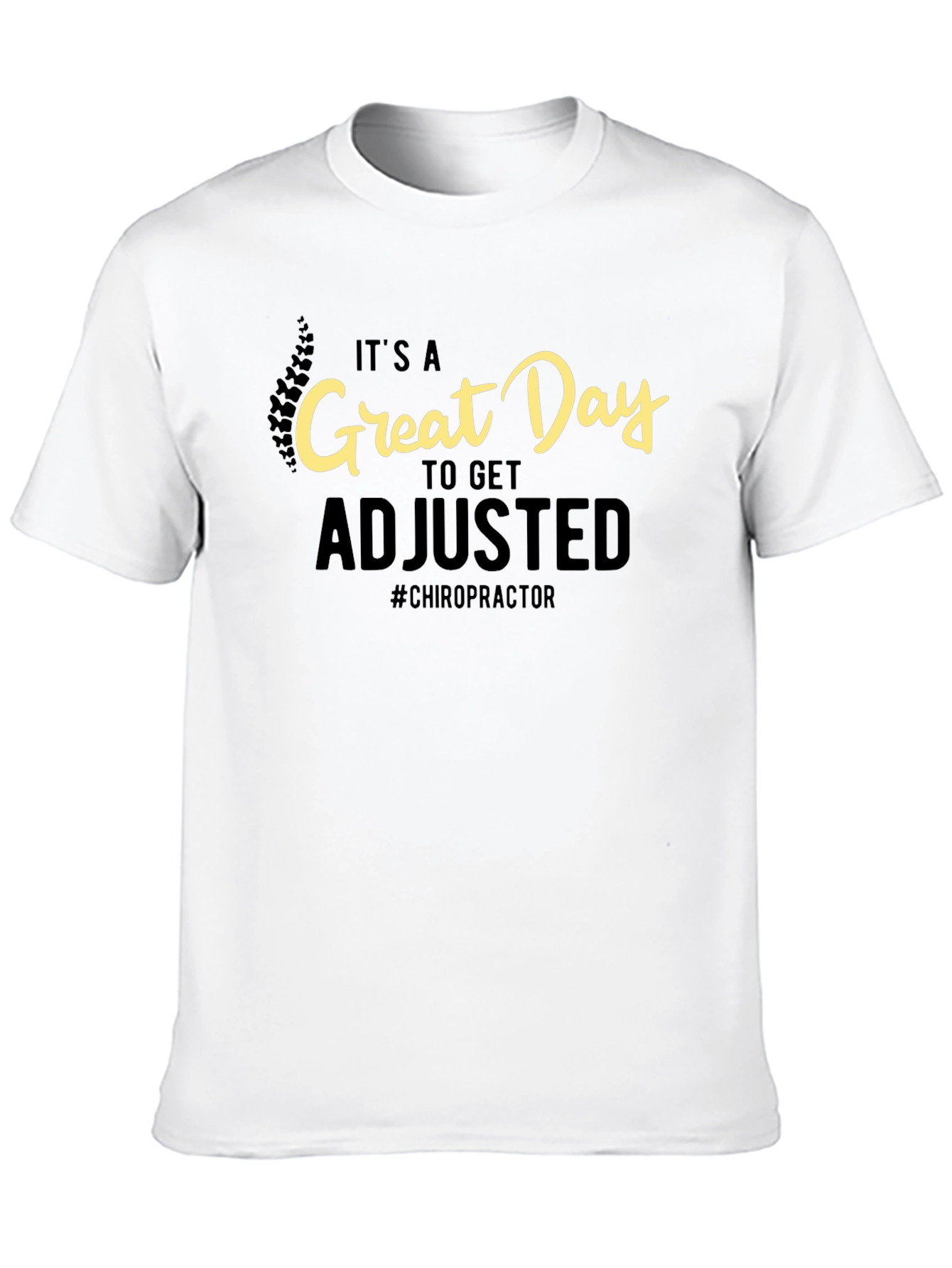 Chiropractor Adjustment Black T-Shirt