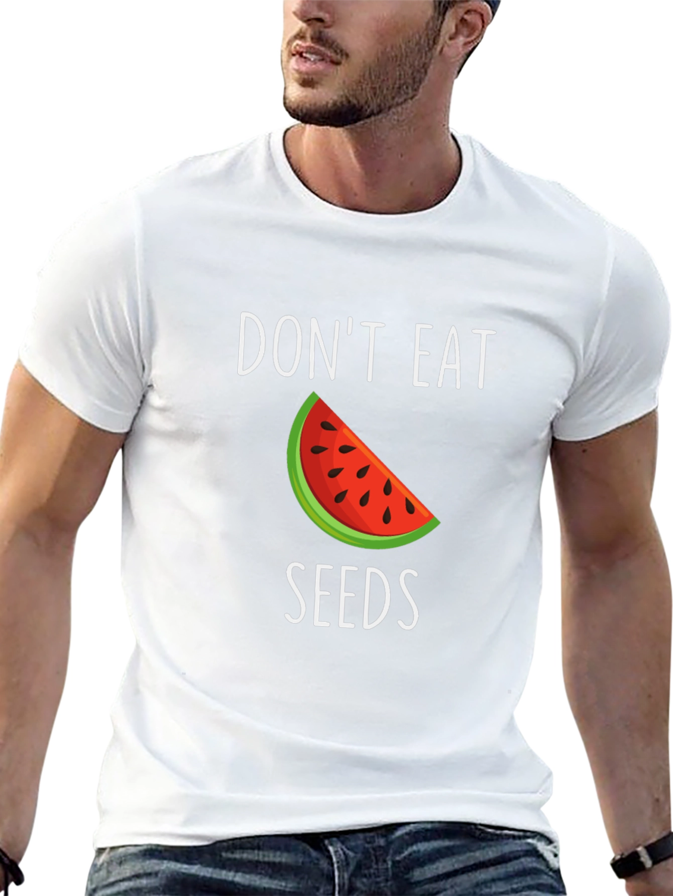 Dont Eat Seeds T-Shirt - Watermelon Design