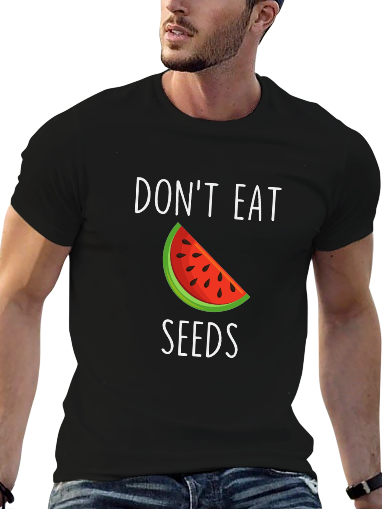 Dont Eat Seeds T-Shirt - Watermelon Design