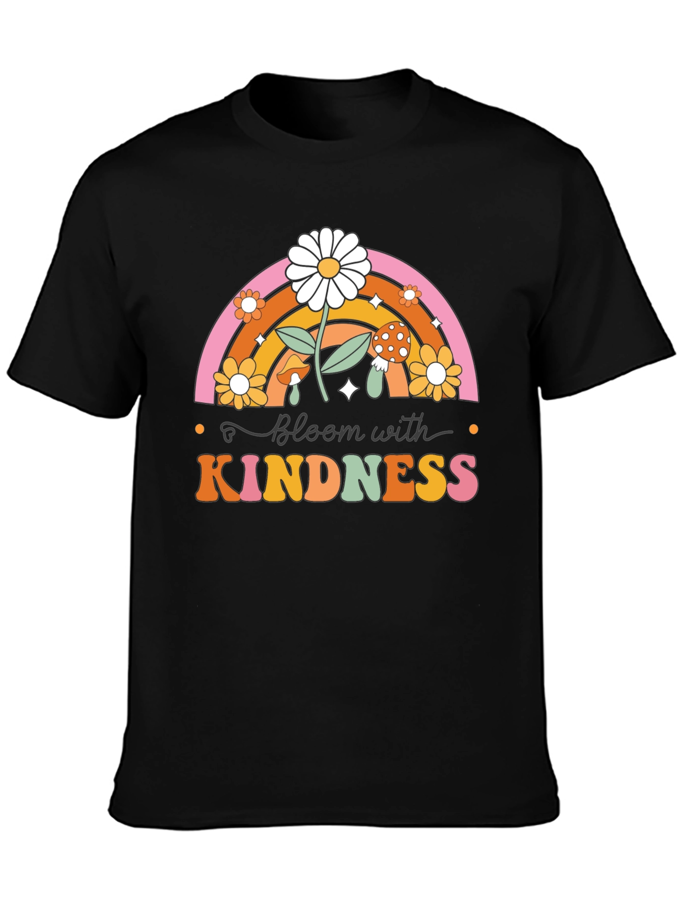 Bloom with Kindness Graphic T-Shirt