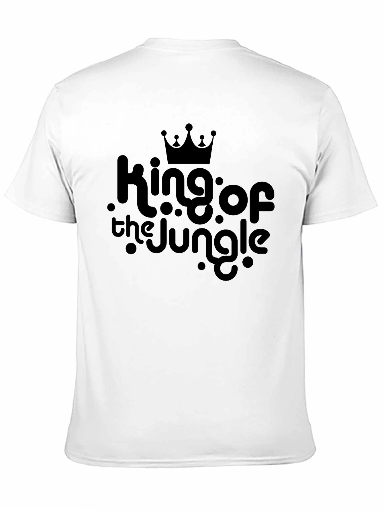 King of the Jungle Black Graphic Tee