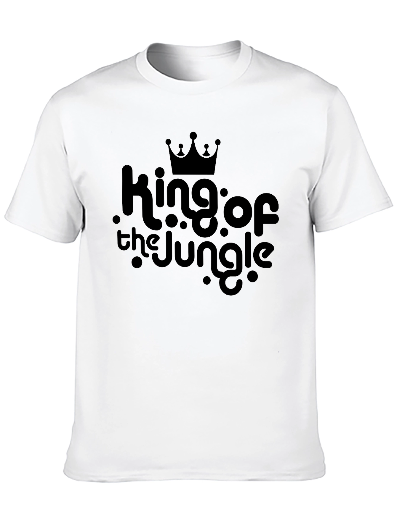 King of the Jungle Black Graphic Tee