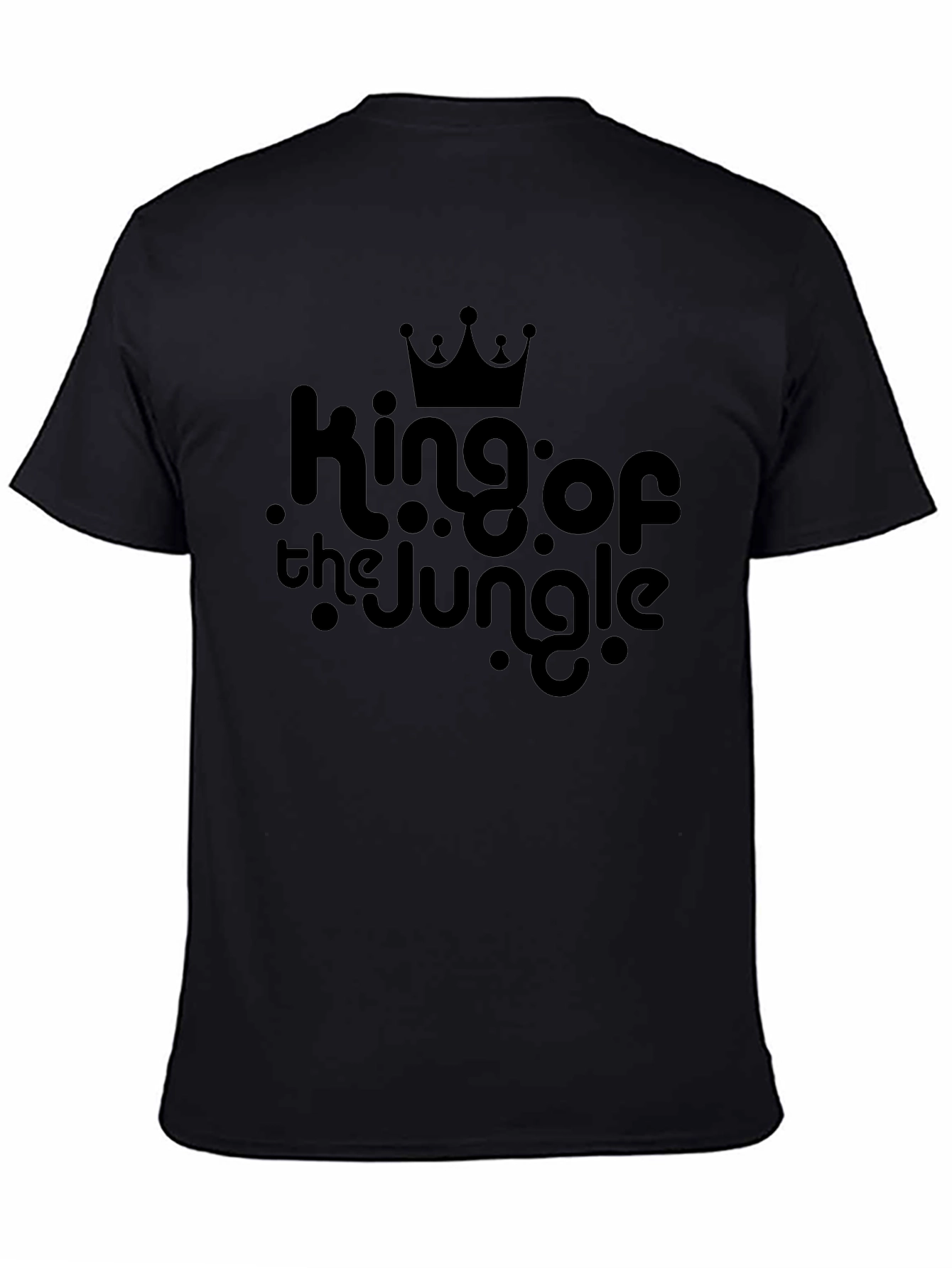 King of the Jungle Black Graphic Tee