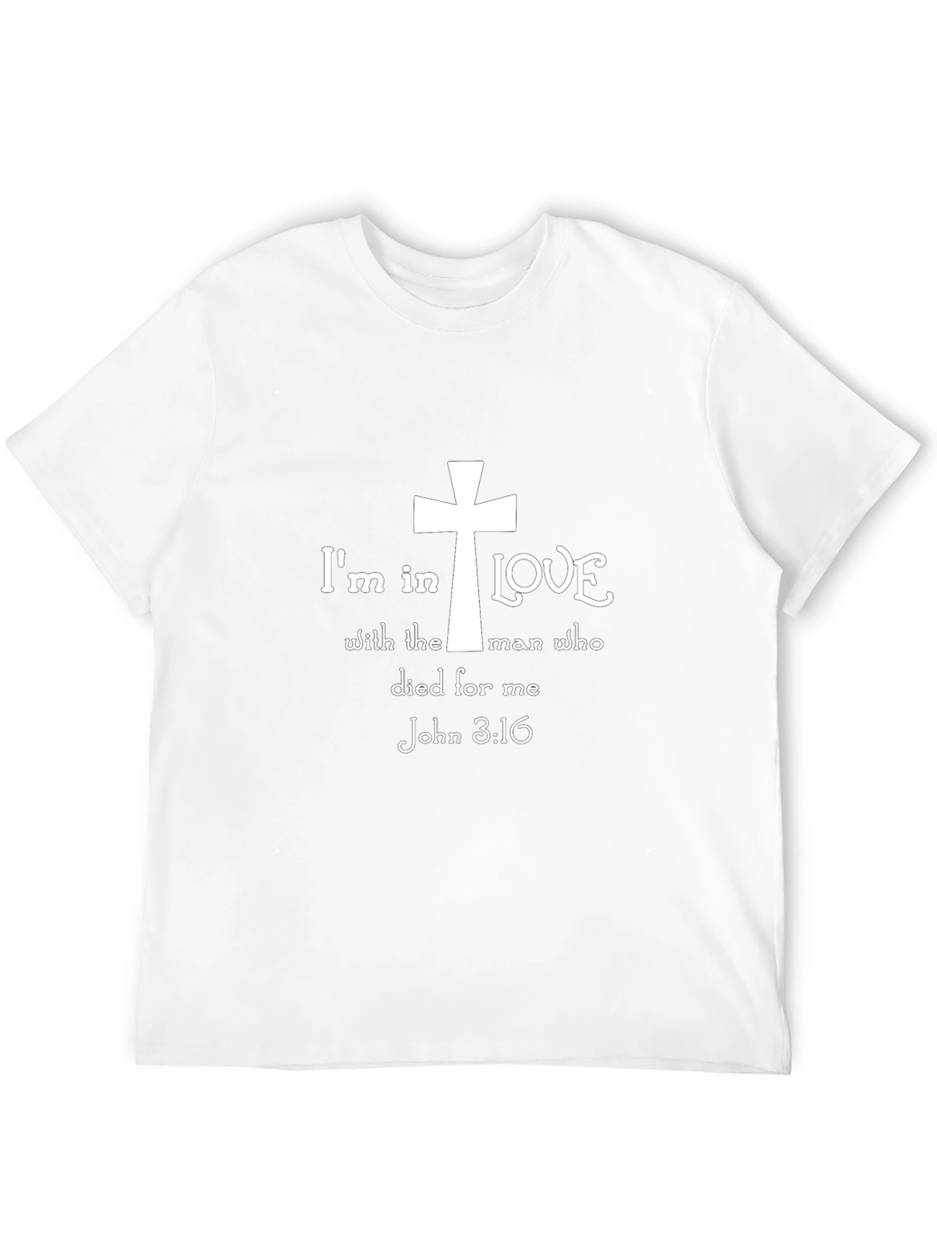 Im In Love T-Shirt: Christian Cross Graphic Tee