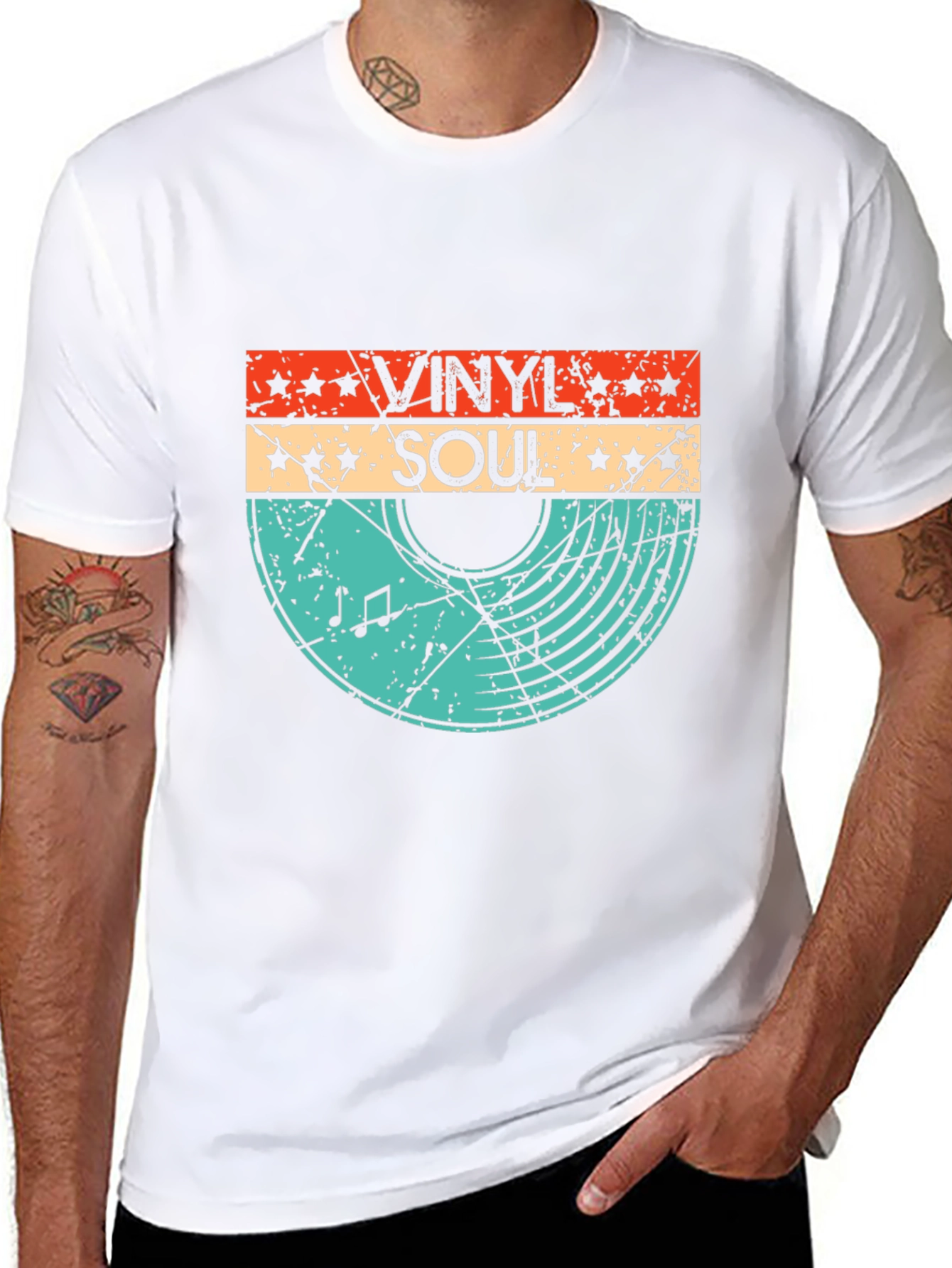 Retro Vinyl Soul Music T-Shirt