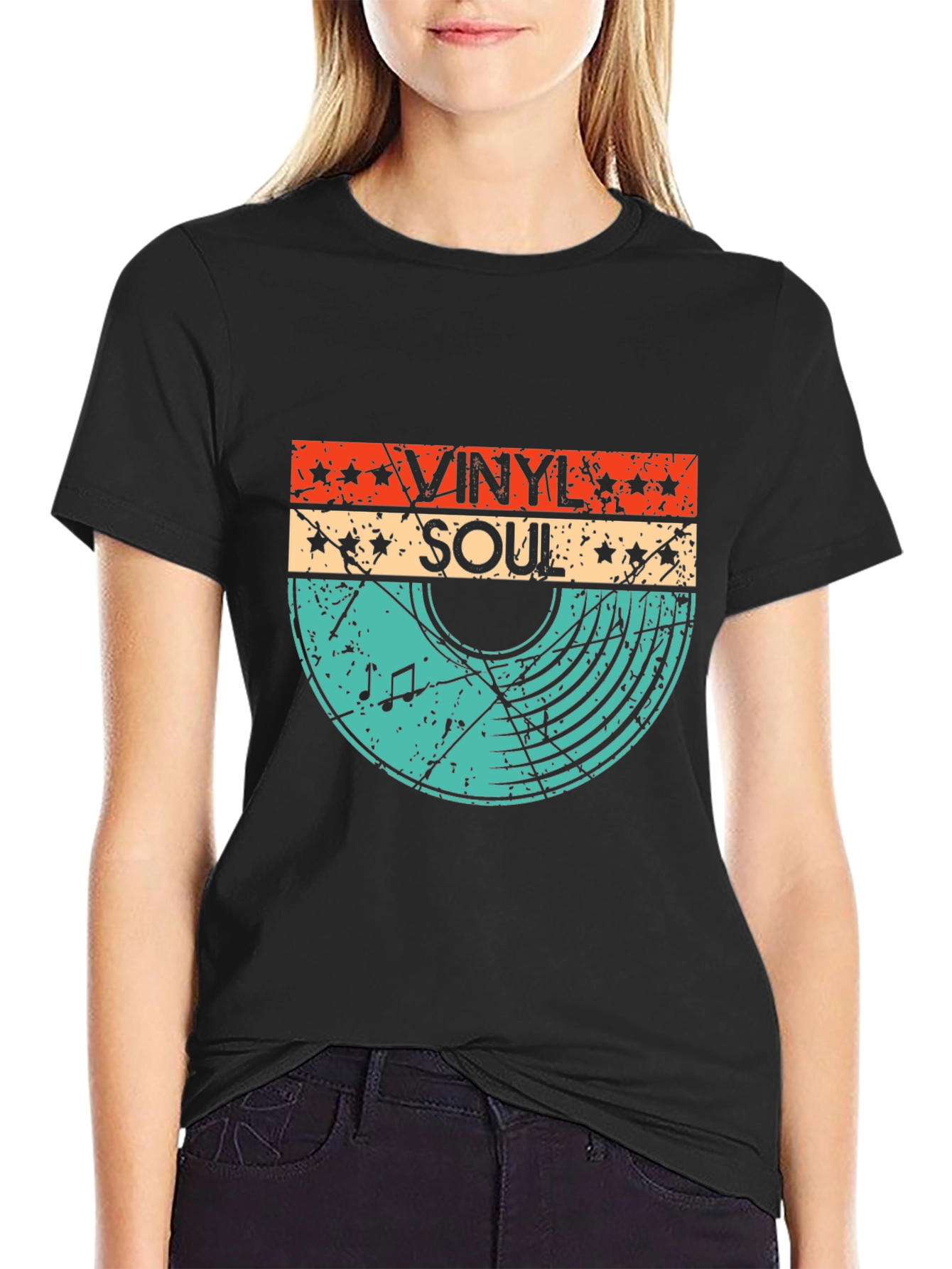 Retro Vinyl Soul Music T-Shirt