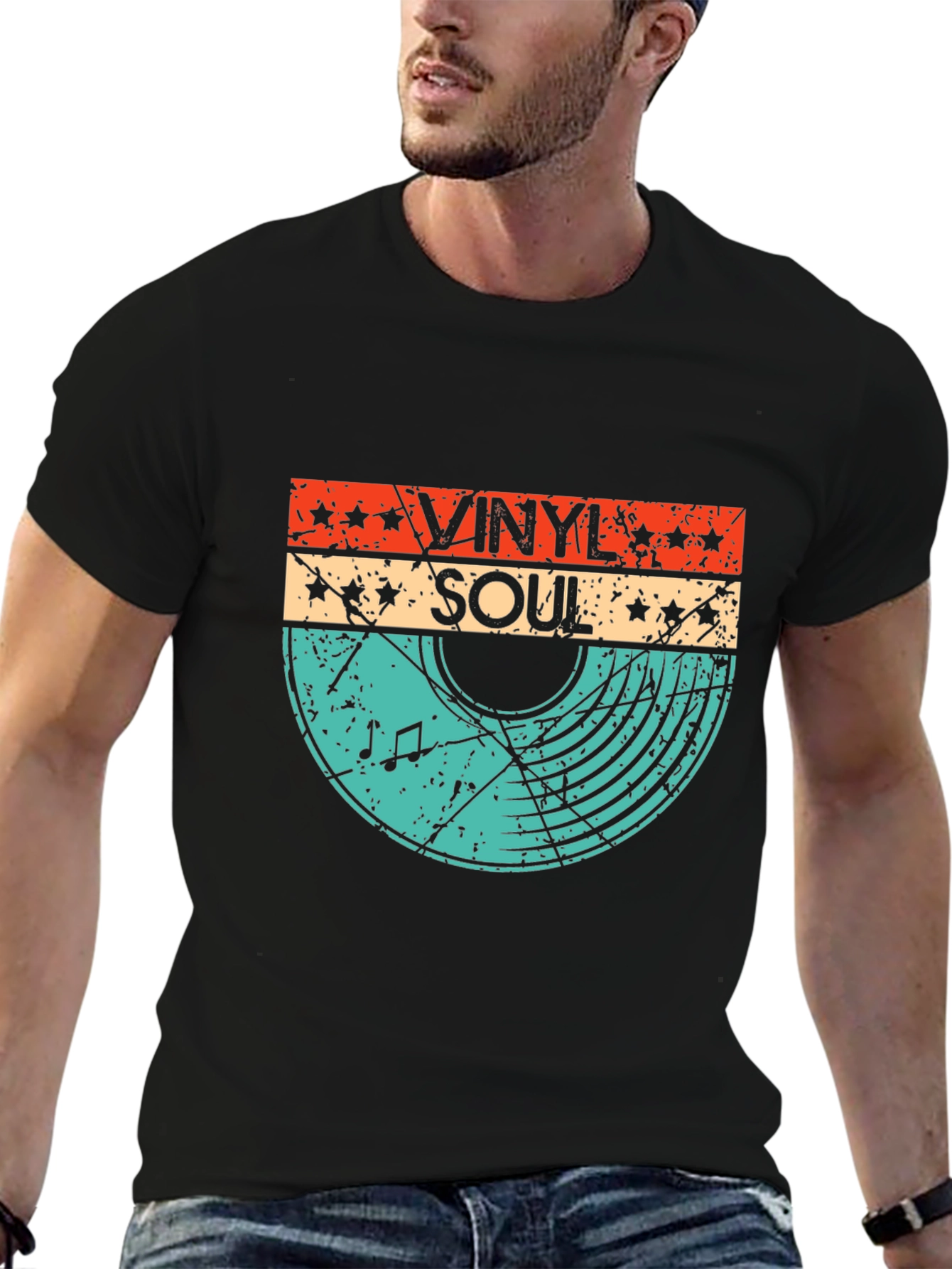 Retro Vinyl Soul Music T-Shirt