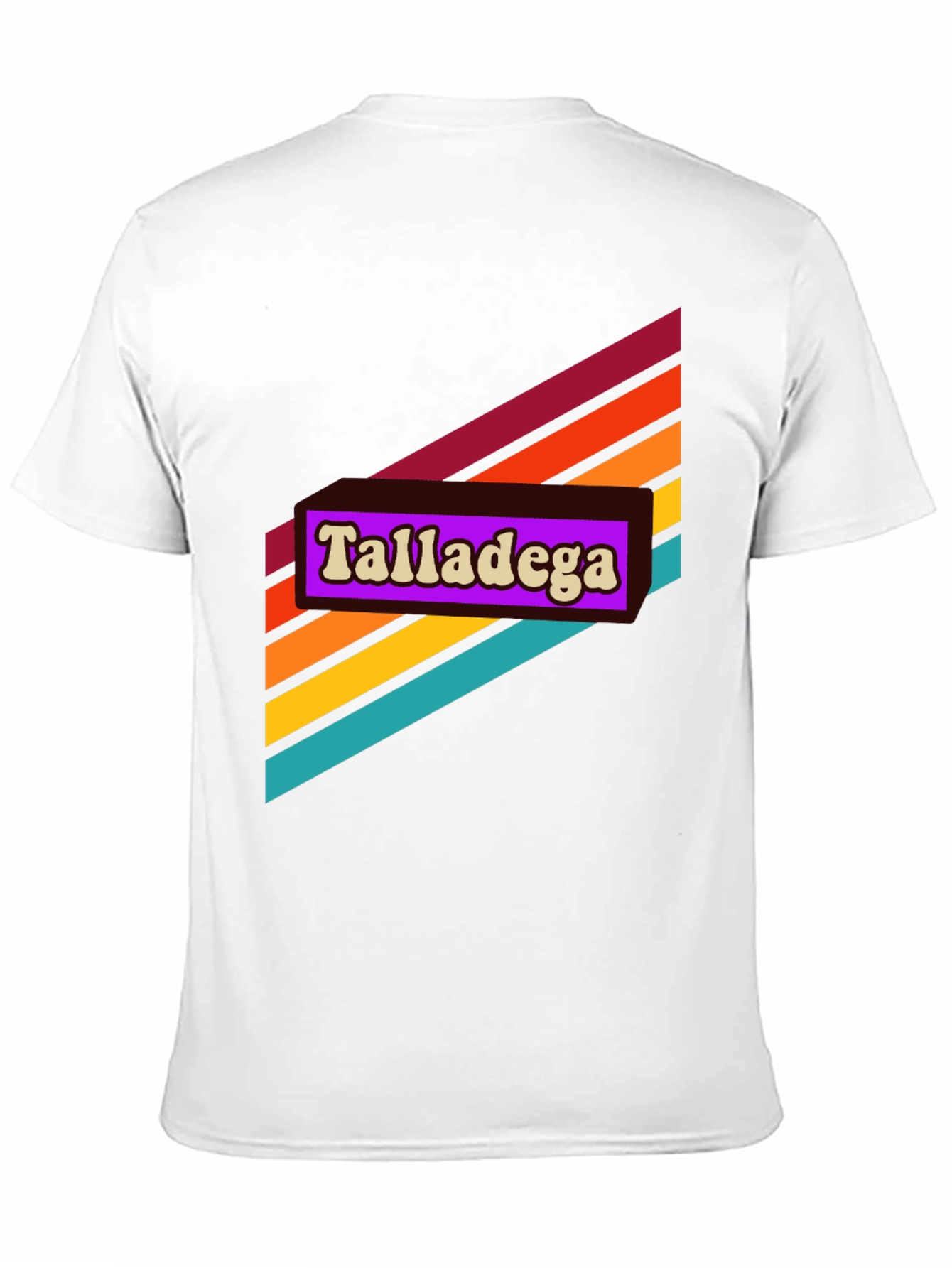 Retro Talladega Graphic Tee - Black