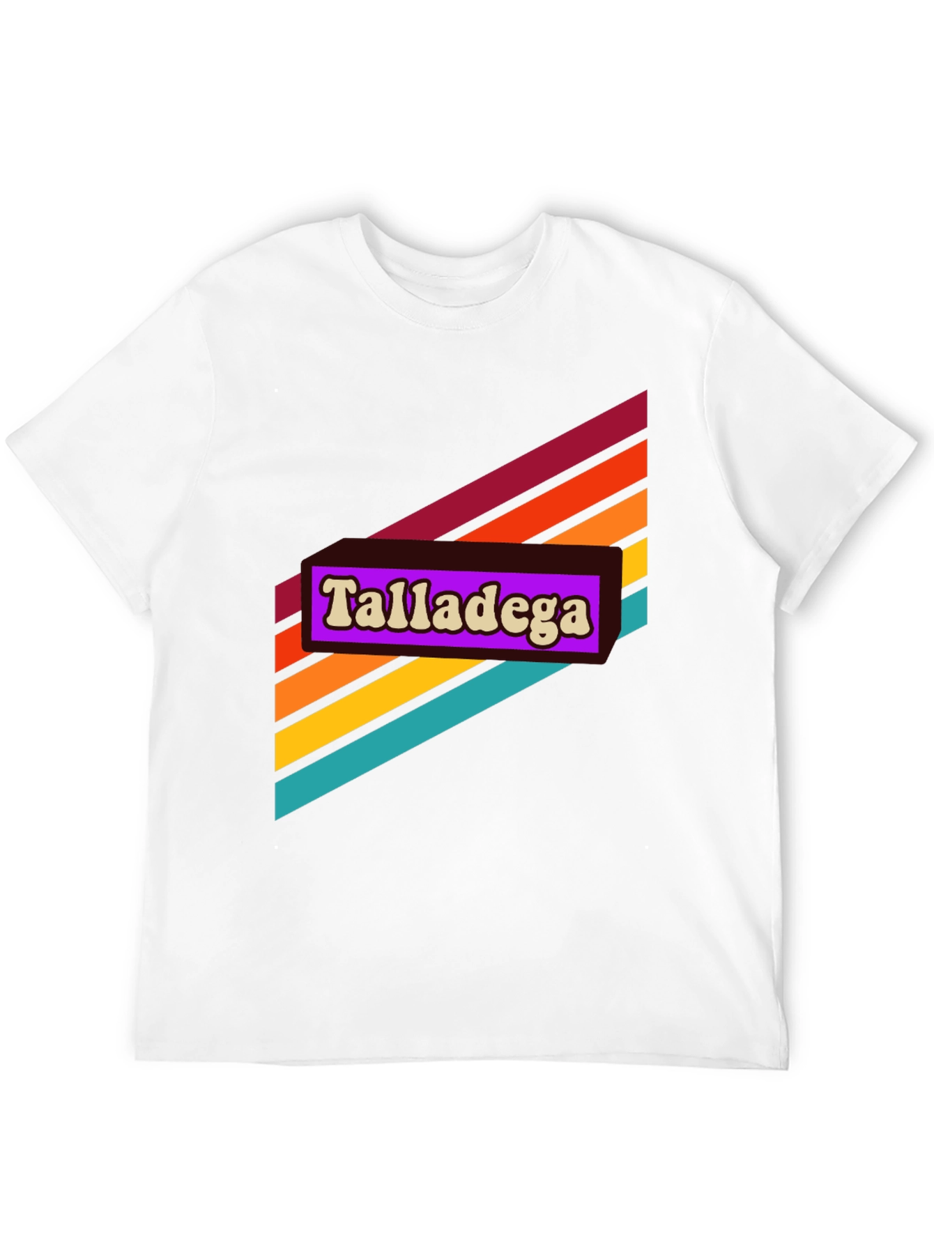 Retro Talladega Graphic Tee - Black