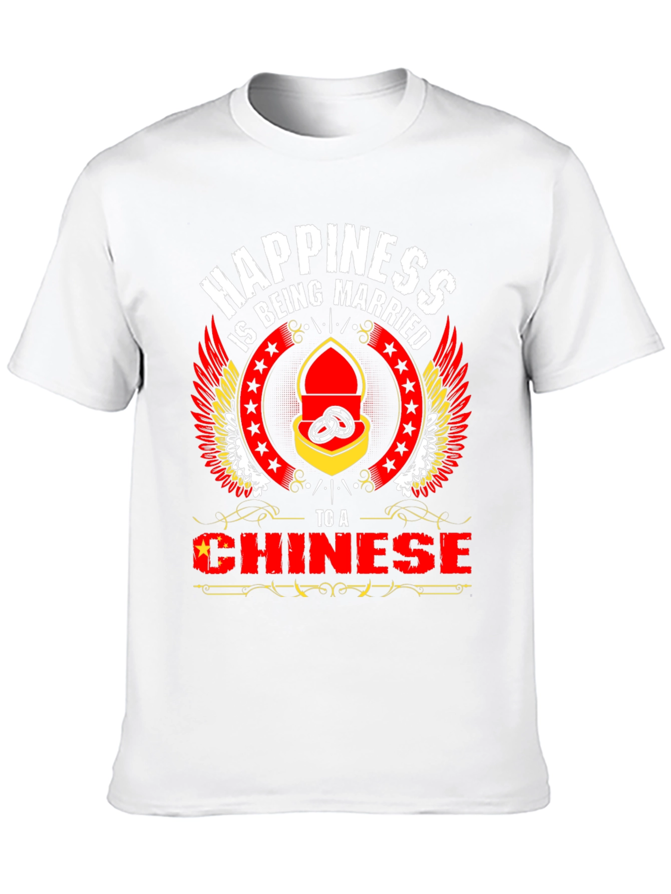 Happiness is Being Married to a Chinese T-Shirt