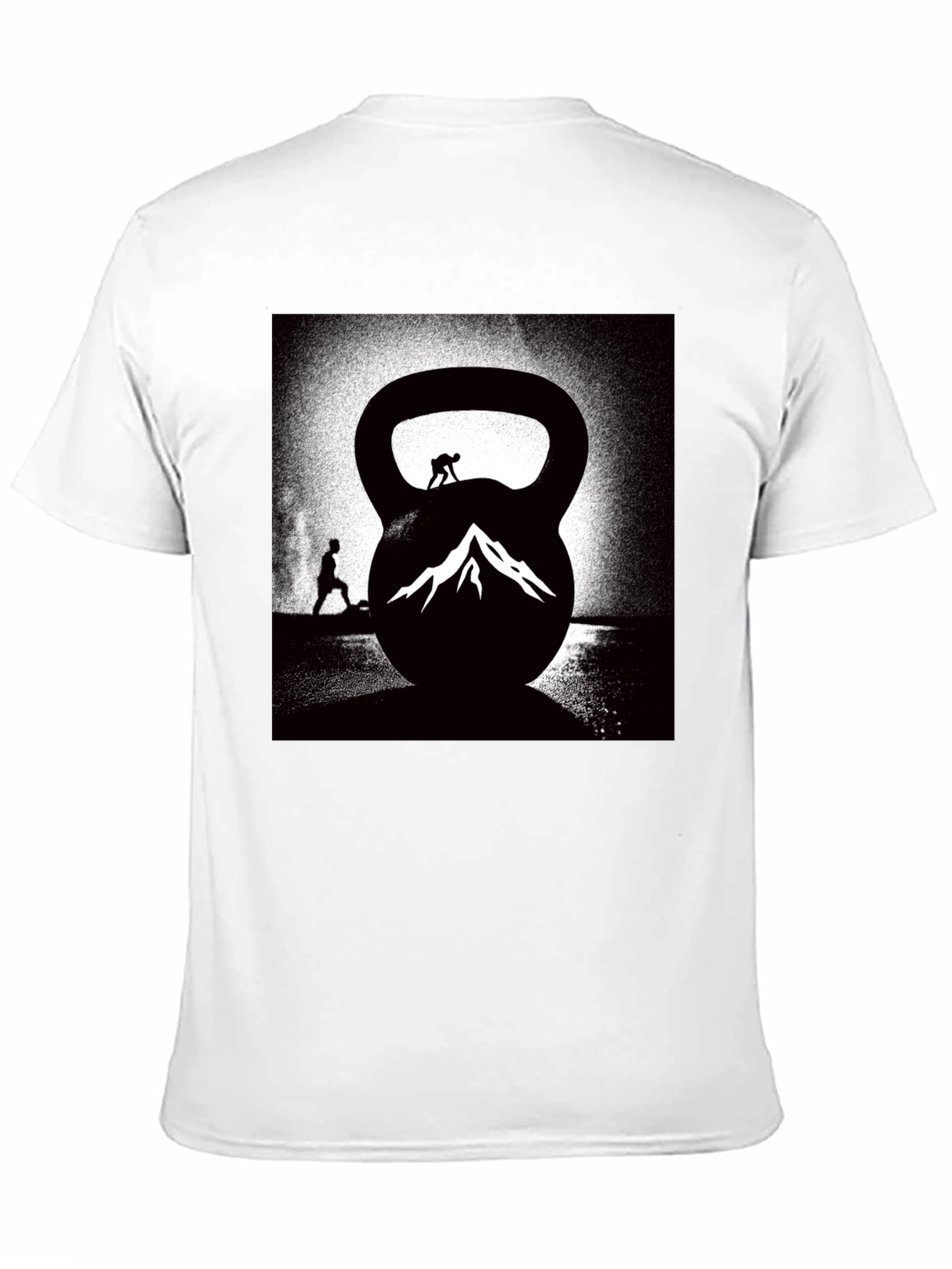Kettlebell Mountain Black T-Shirt