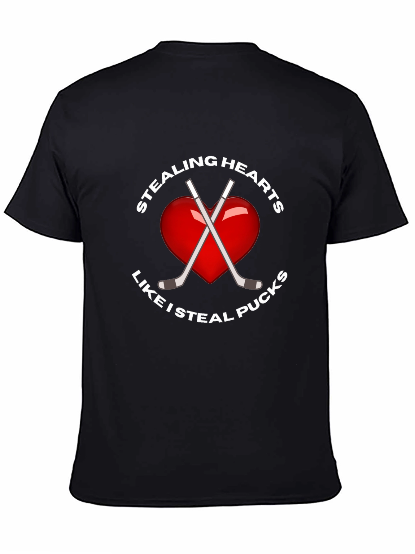 Stealing Hearts Like I Steal Pucks T-Shirt