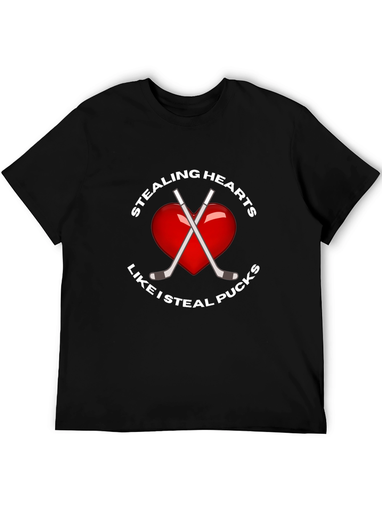 Stealing Hearts Like I Steal Pucks T-Shirt