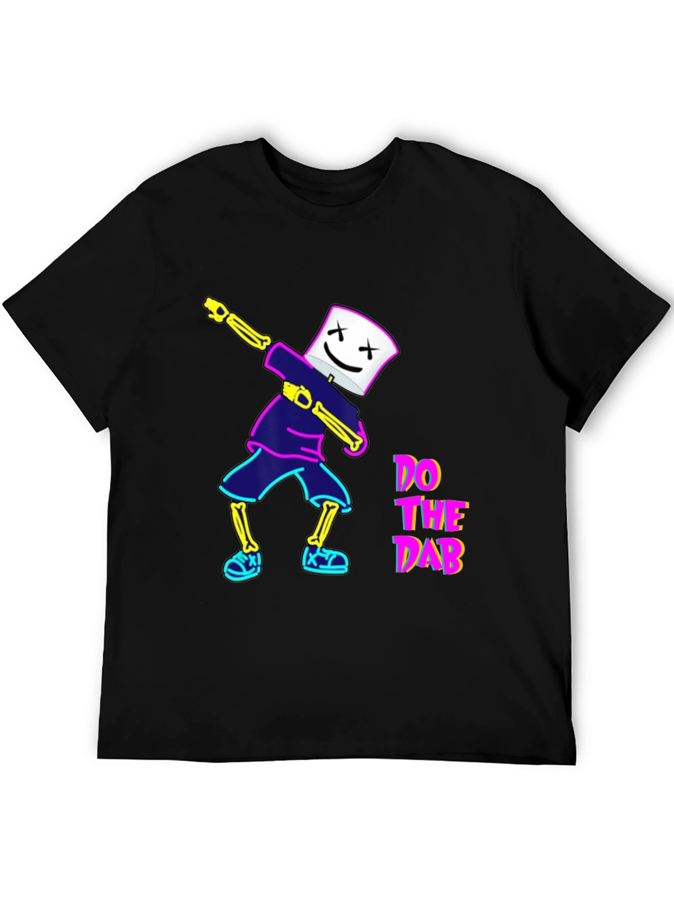 Do The Dab Graphic T-Shirt - Black Crew Neck