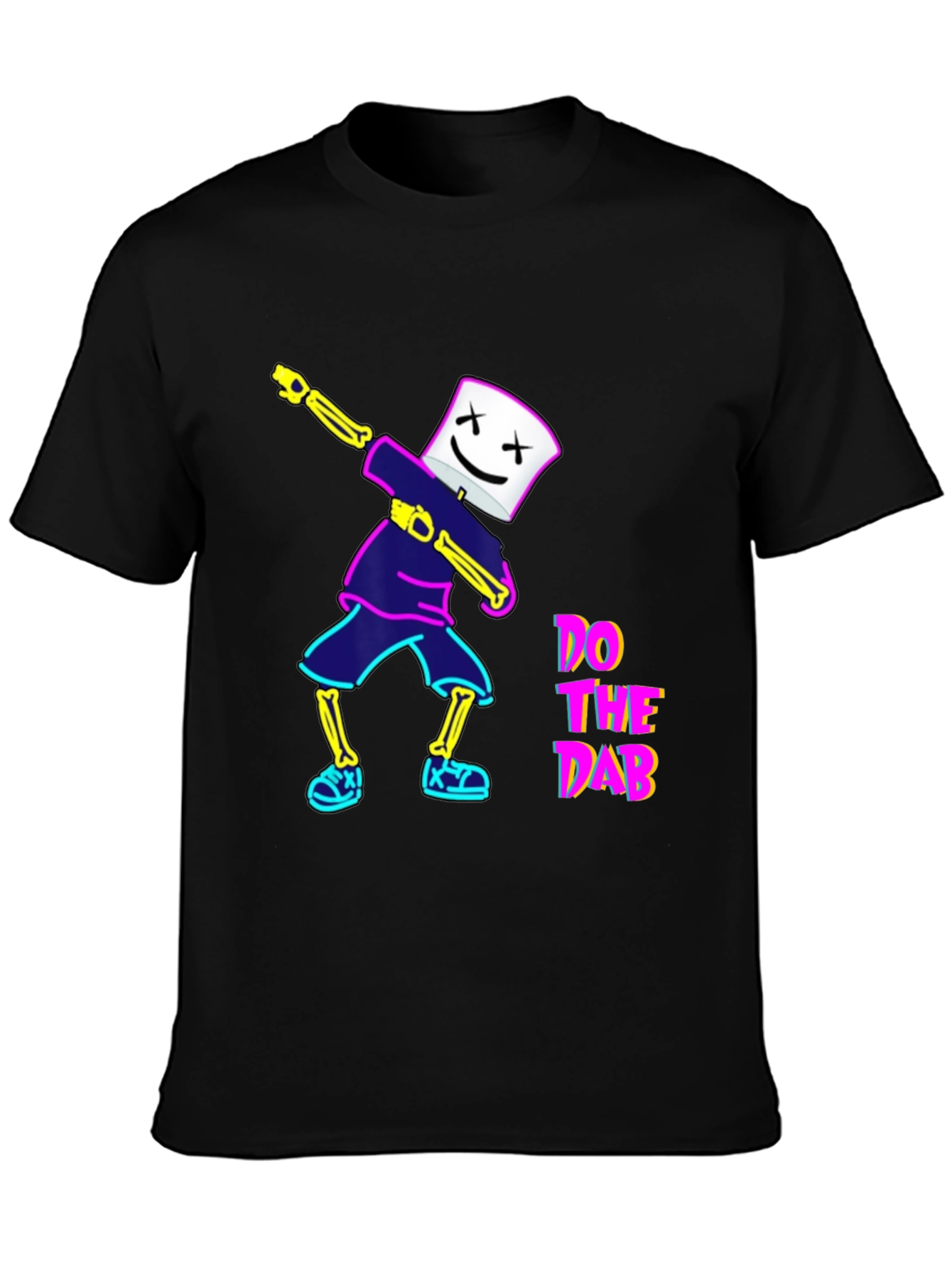 Do The Dab Graphic T-Shirt - Black Crew Neck
