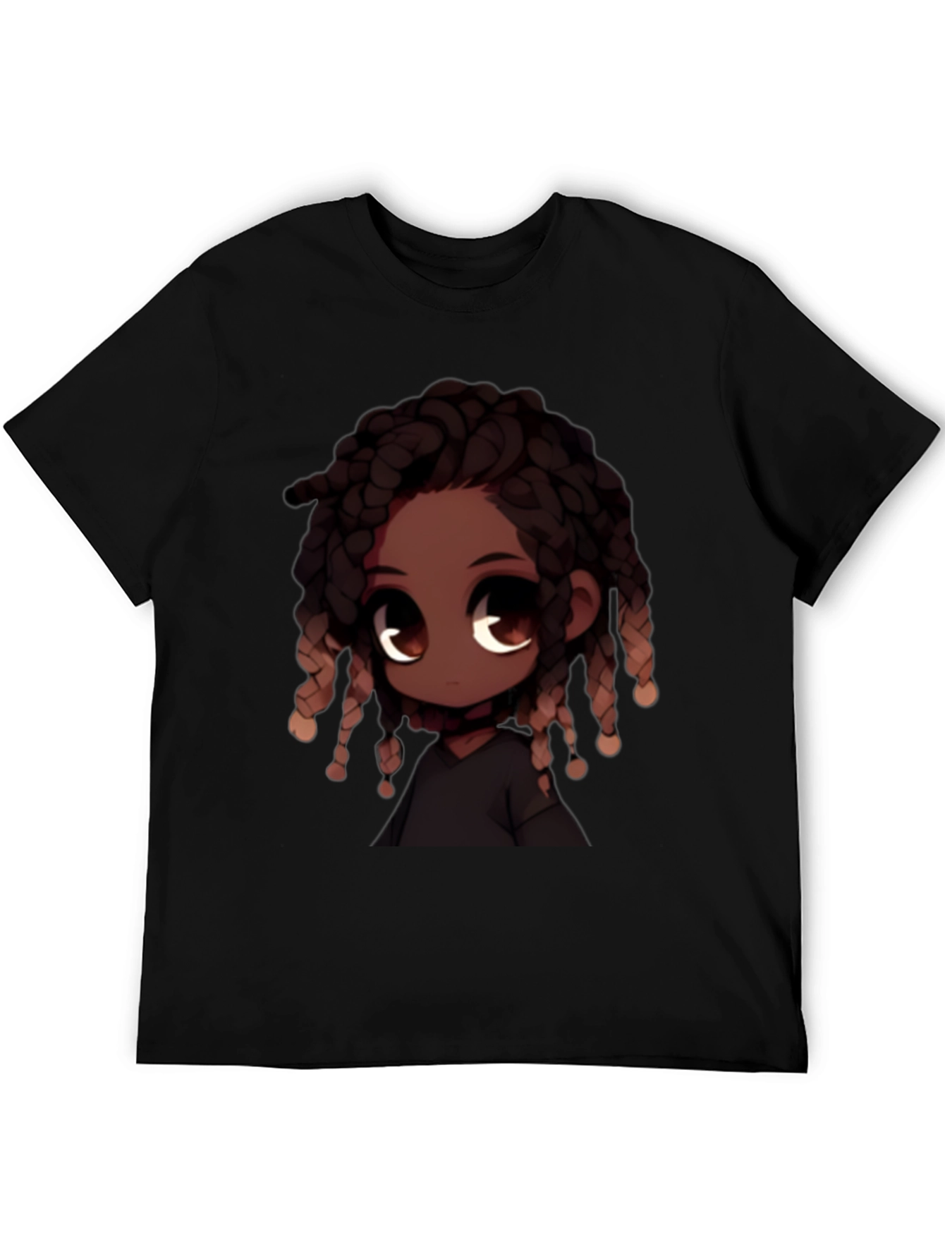 Anime Character Black T-Shirt