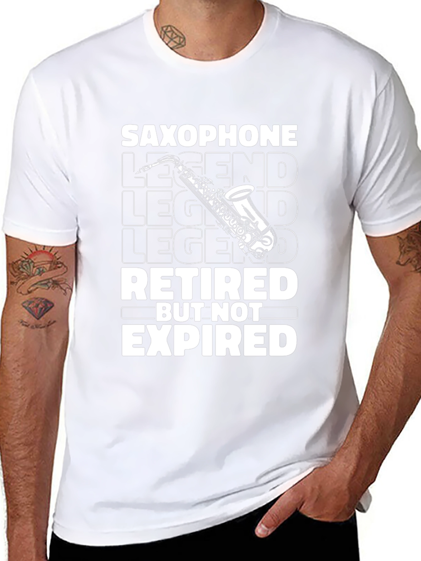 Saxophone Legend Retired But Not Expired T-Shirt