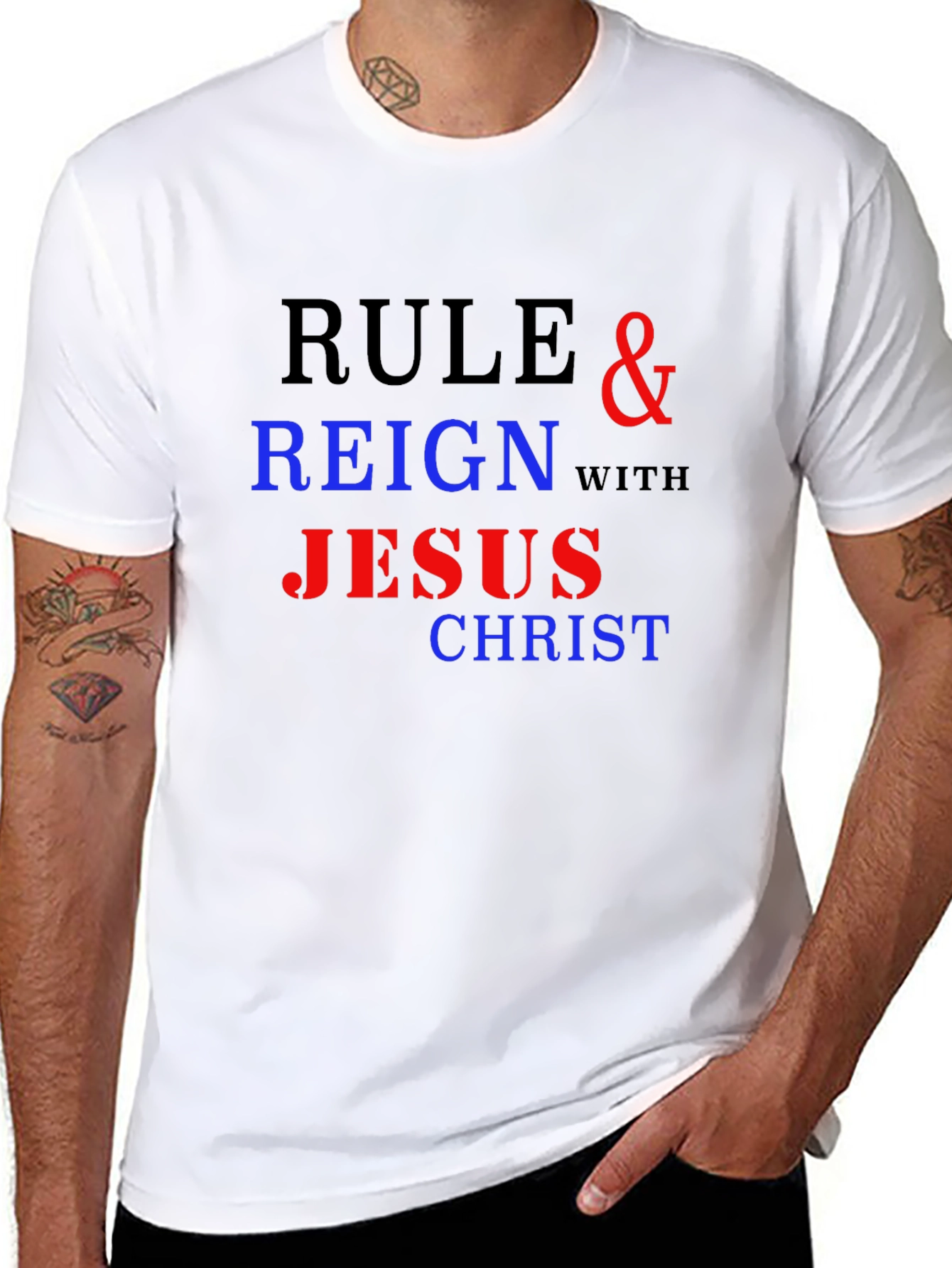 Rule & Reign With Jesus Christ Graphic Tee
