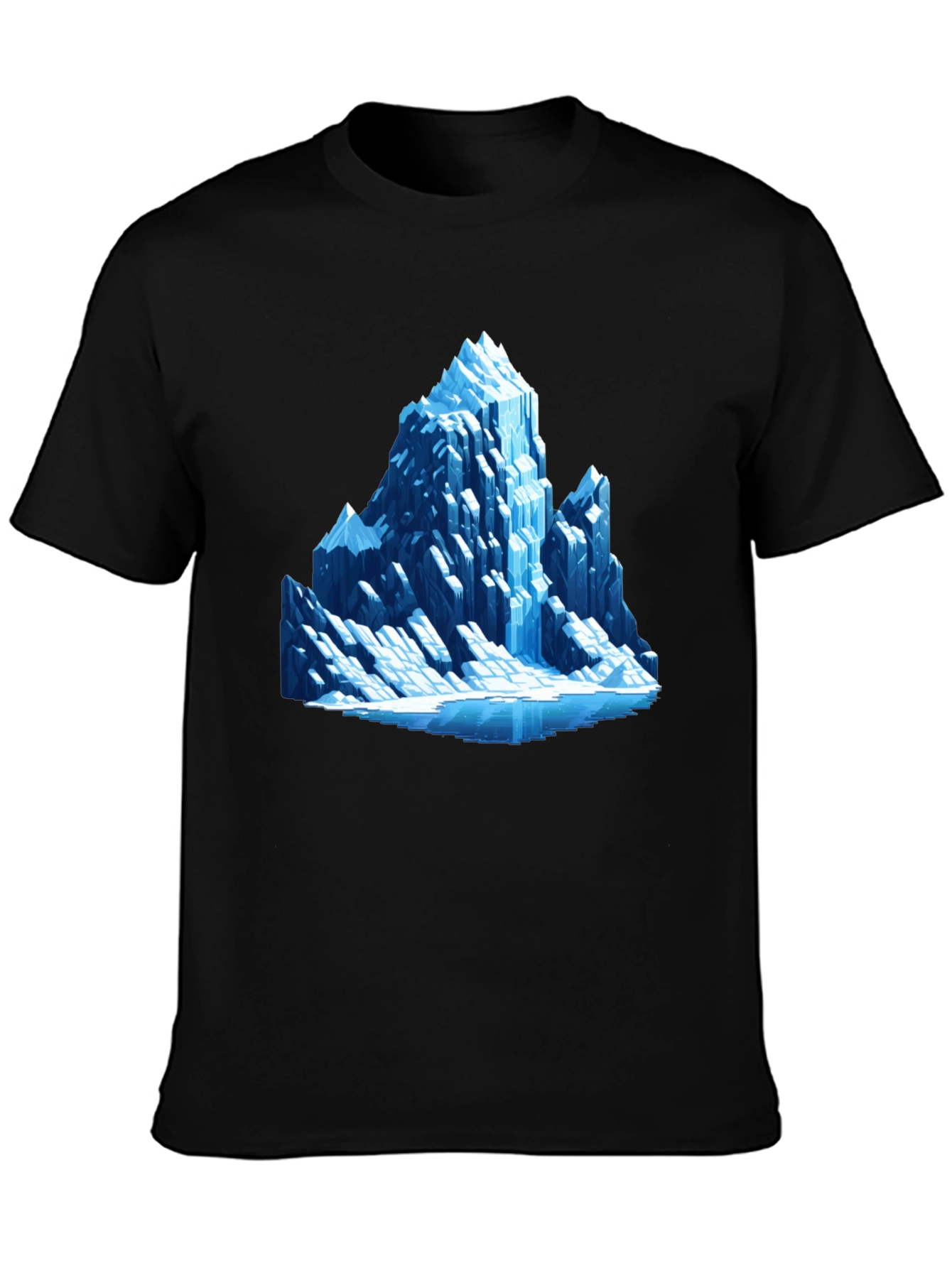 Ice Mountain Graphic Tee - Black