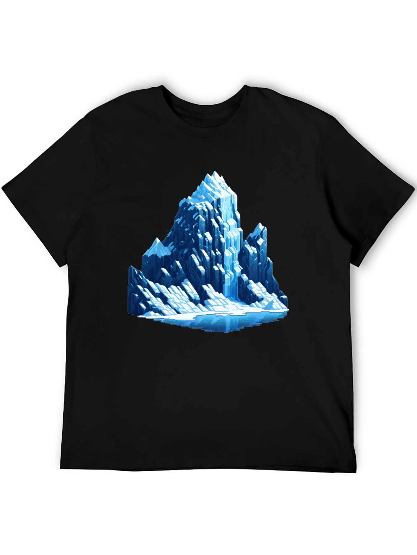 Ice Mountain Graphic Tee - Black