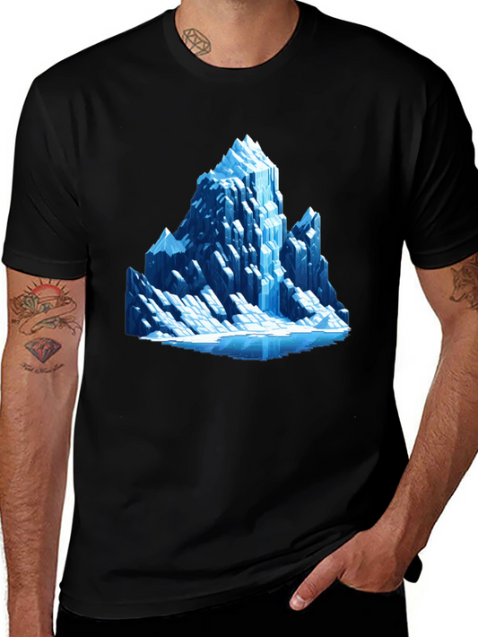 Ice Mountain Graphic Tee - Black