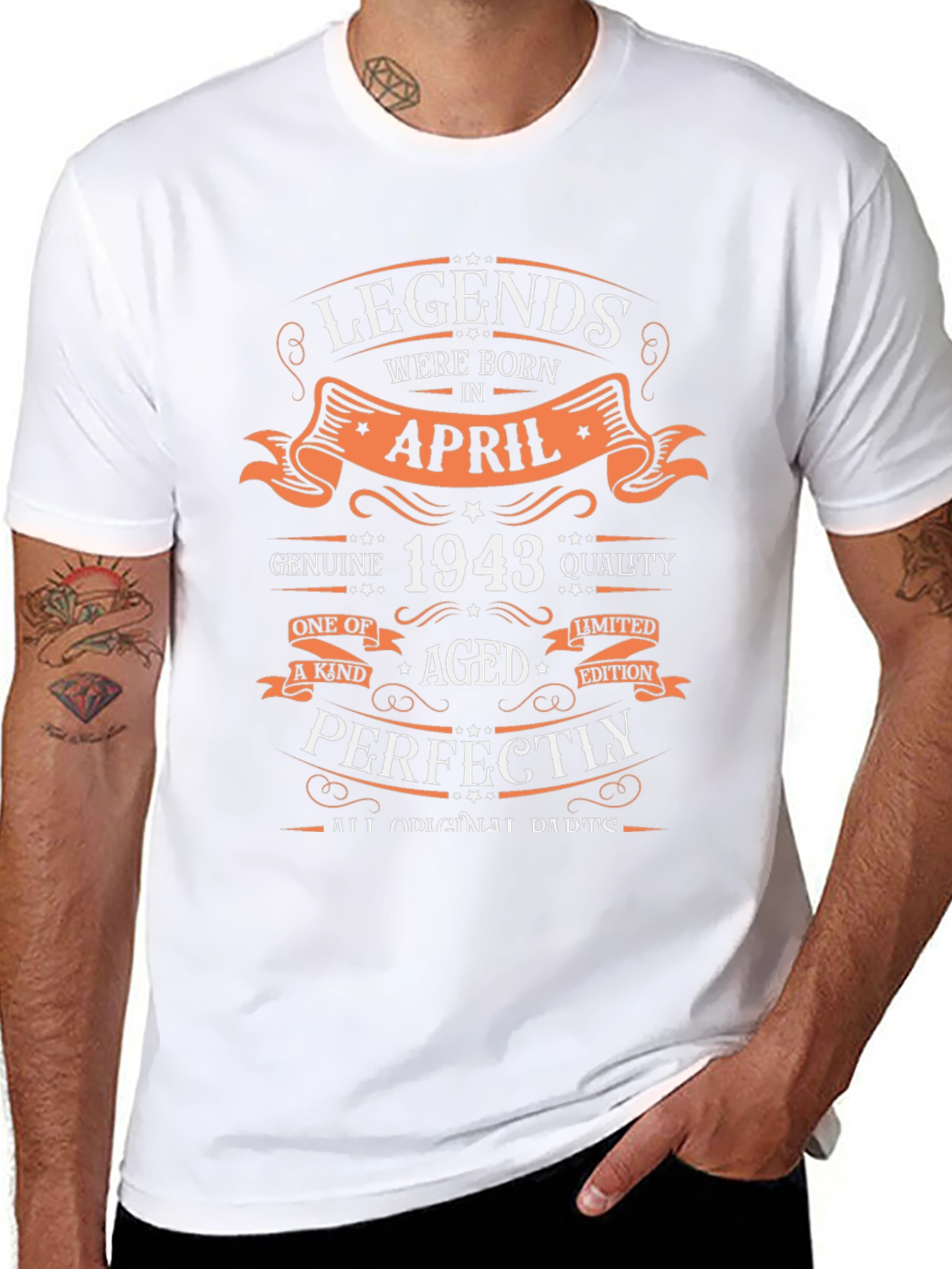 Legends Born in April 1943 T-Shirt