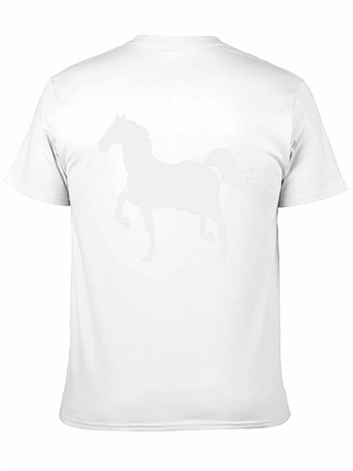 Black Horse Graphic Tee - Stylish Mens T-Shirt