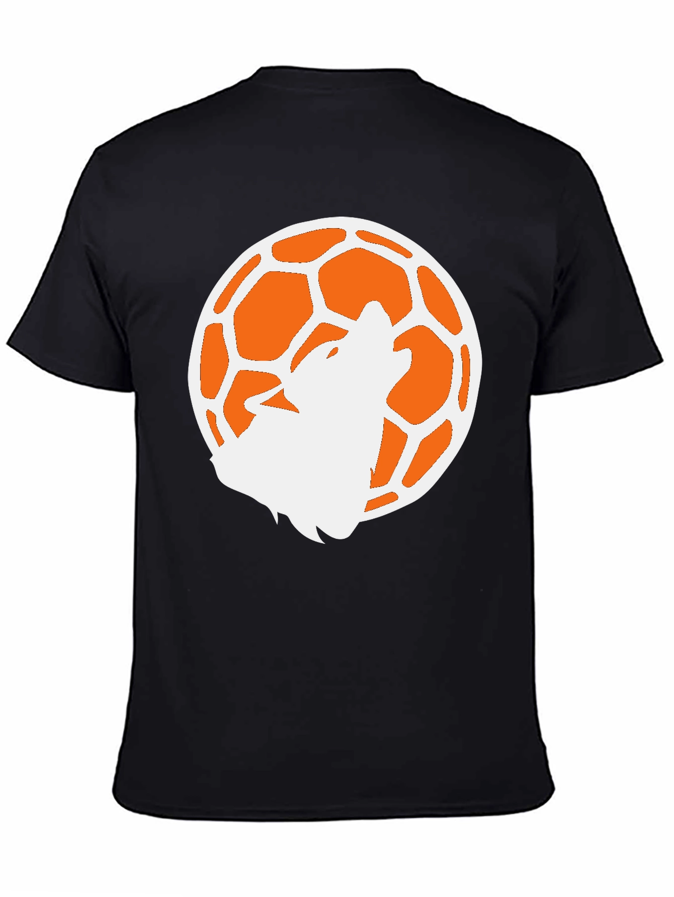 Wolf Moon Soccer Black T-Shirt