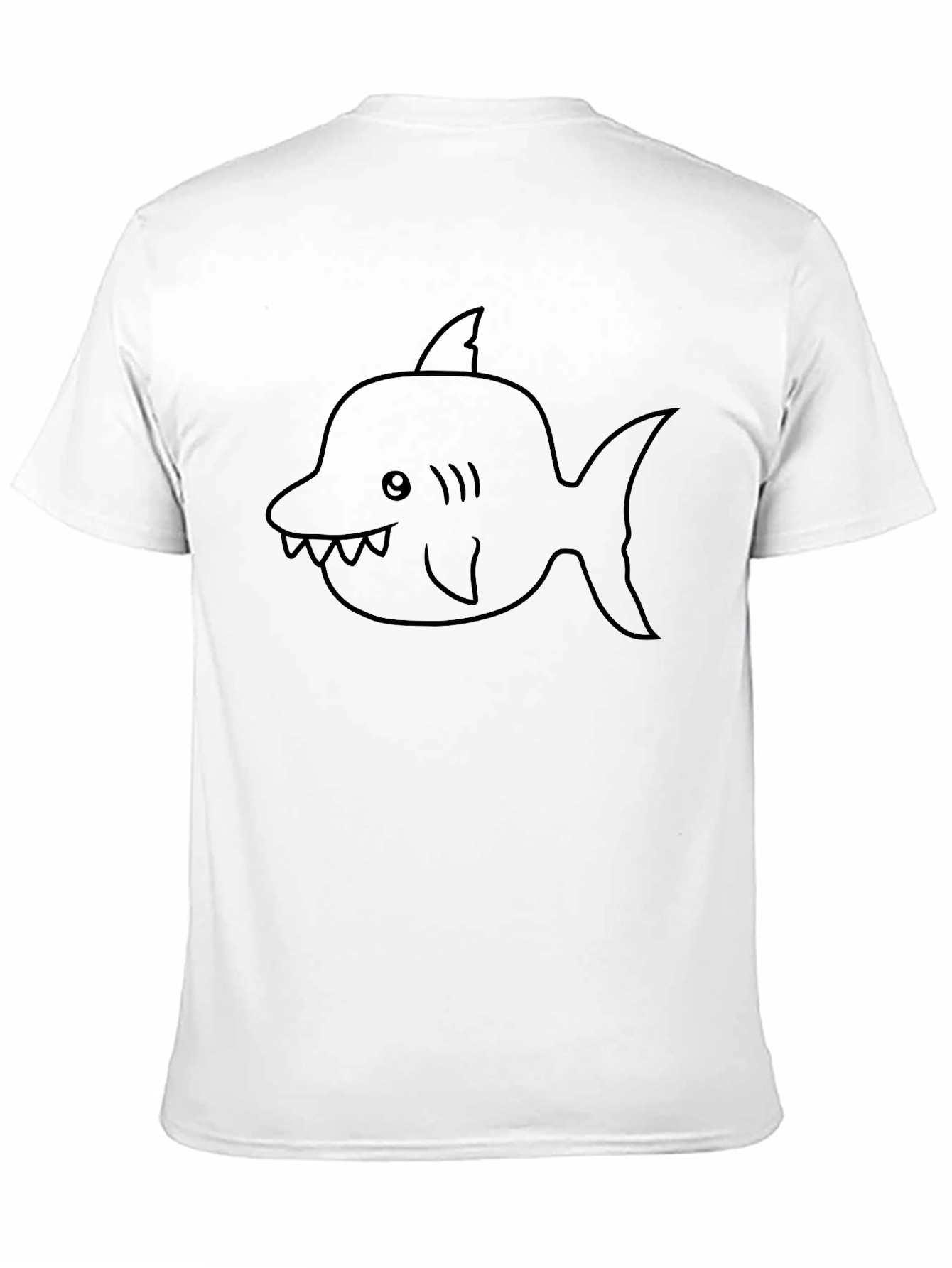 Shark Graphic Tee - Mens Black T-Shirt