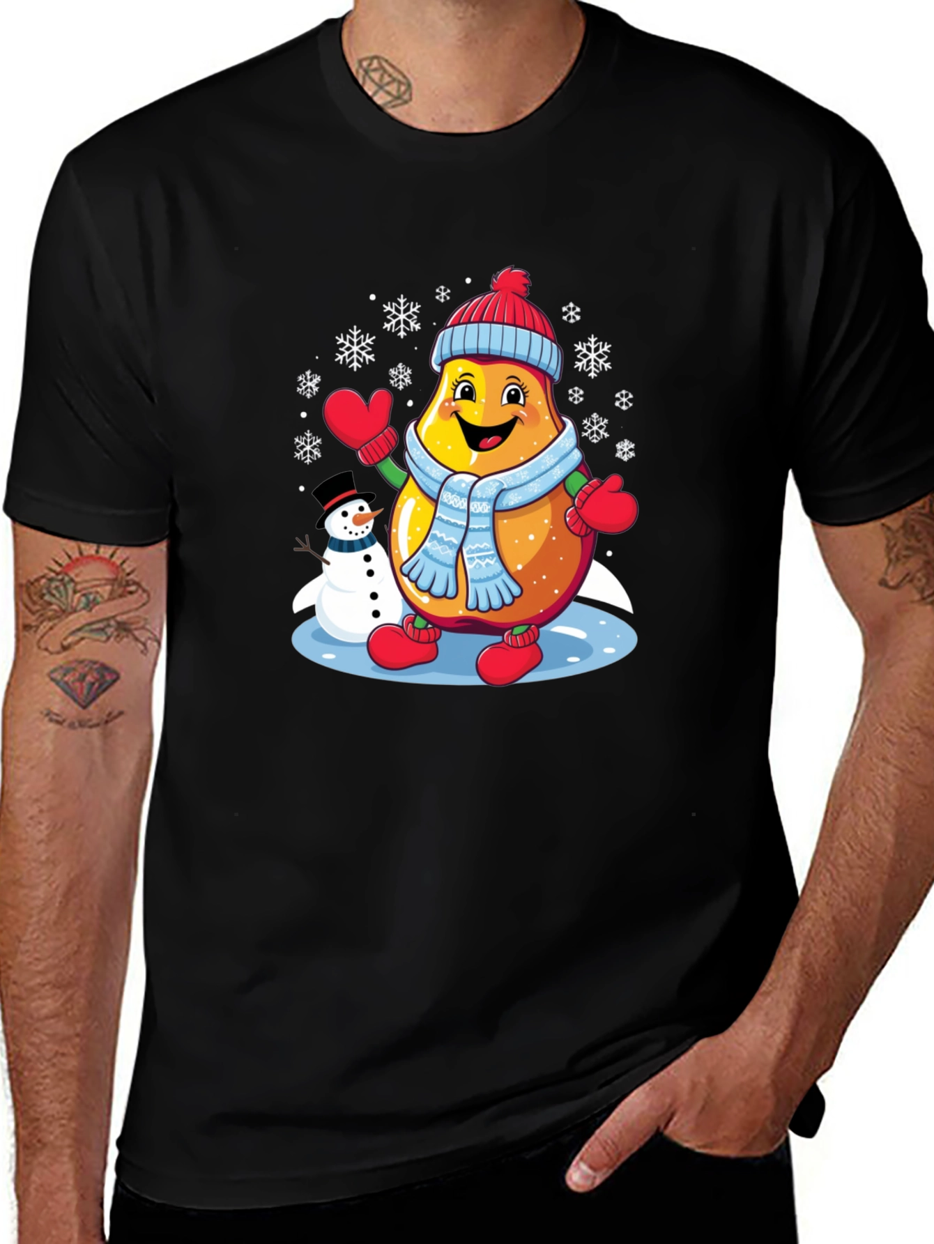 Winter Pear T-Shirt: Festive Fun!