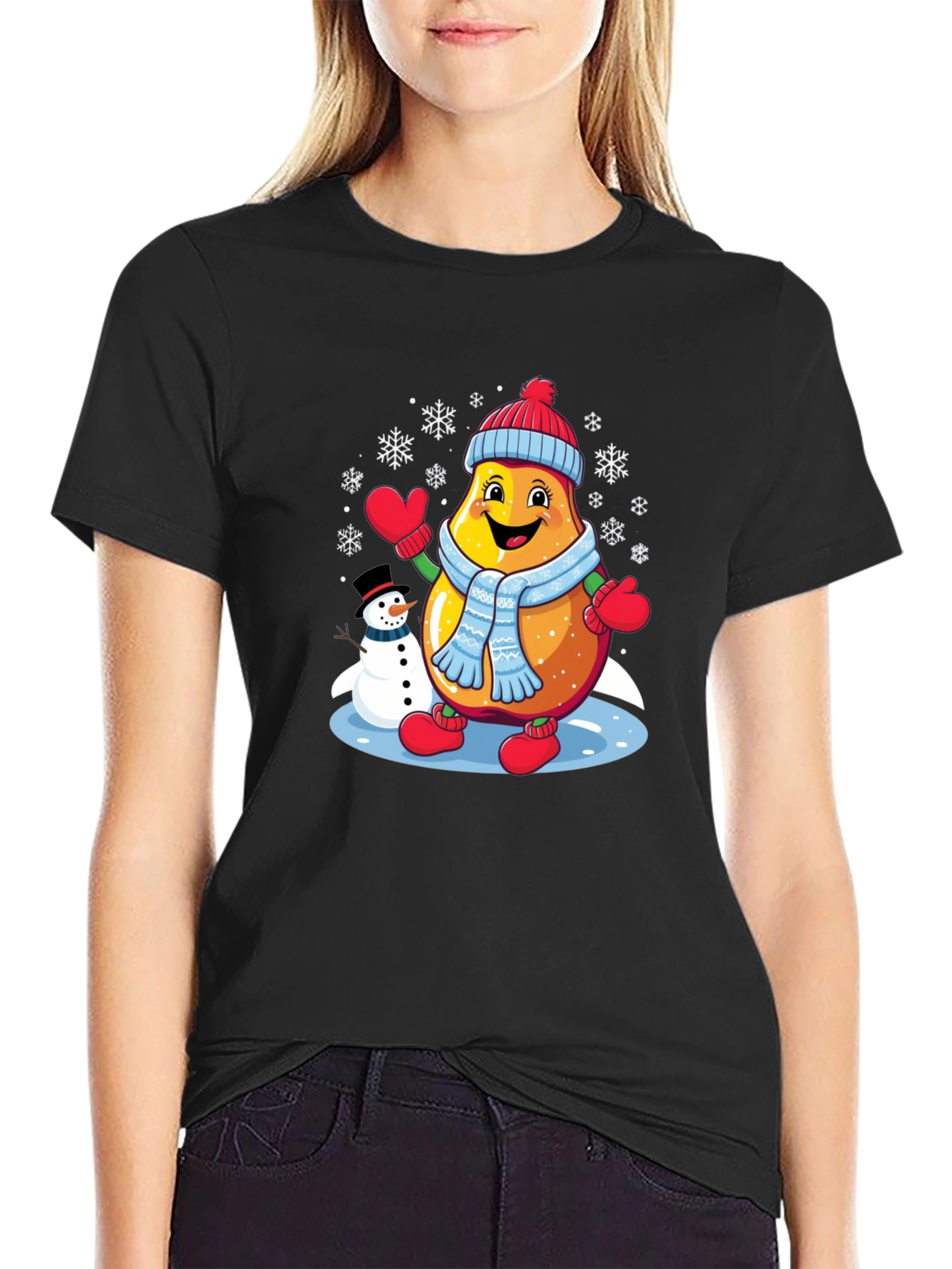 Winter Pear T-Shirt: Festive Fun!