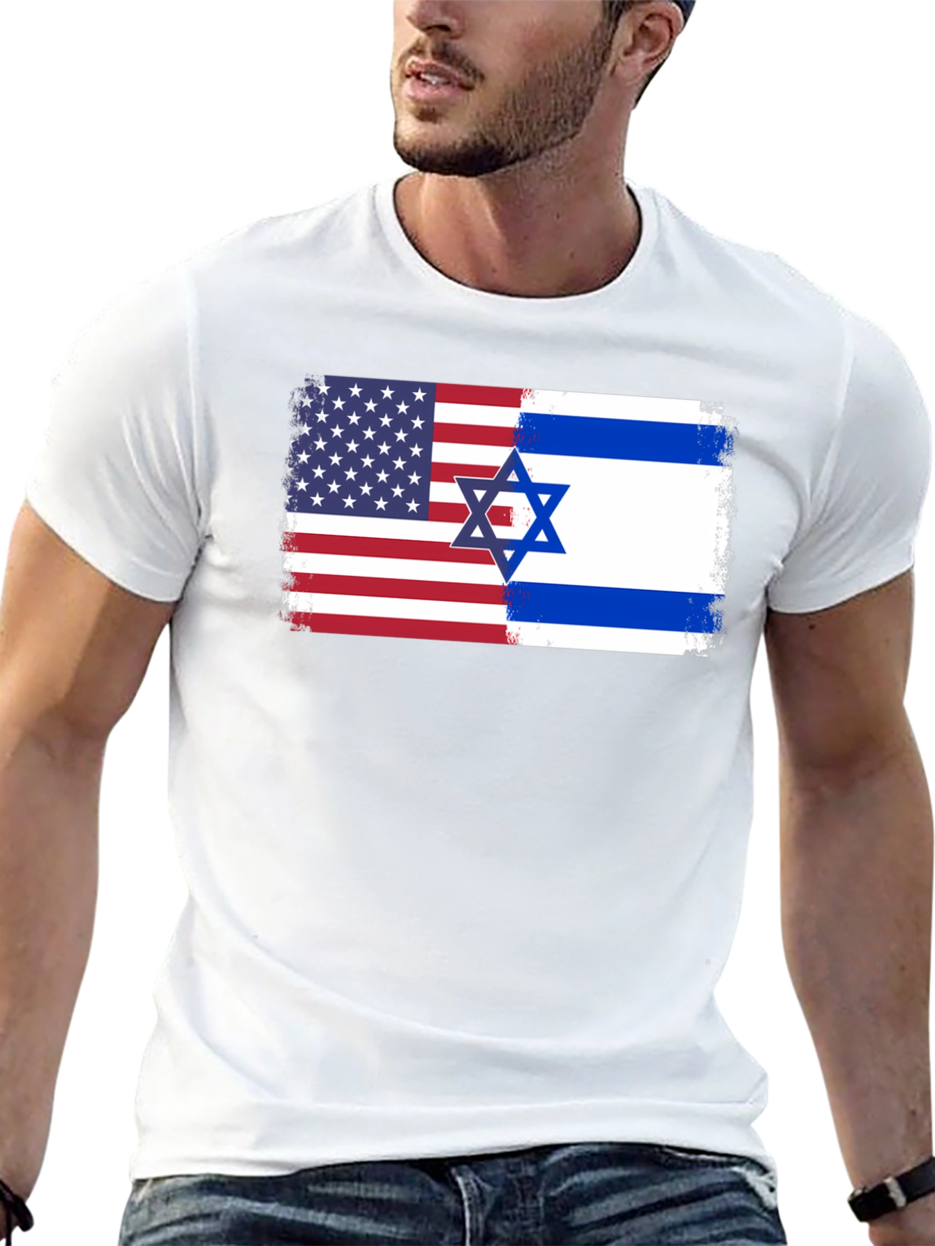 USA Israel Flag T-Shirt