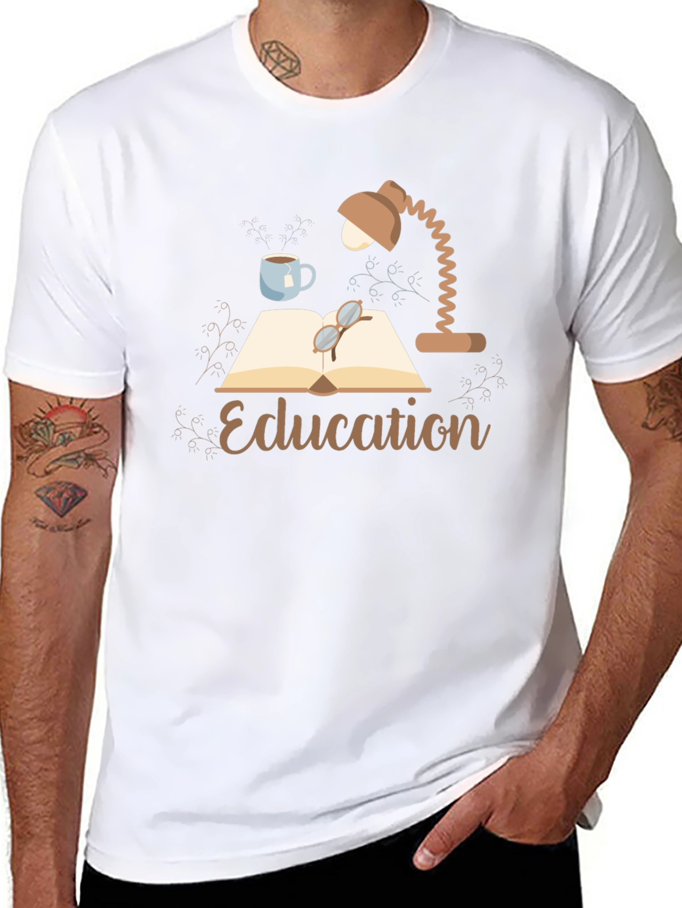 Education Themed Graphic T-Shirt