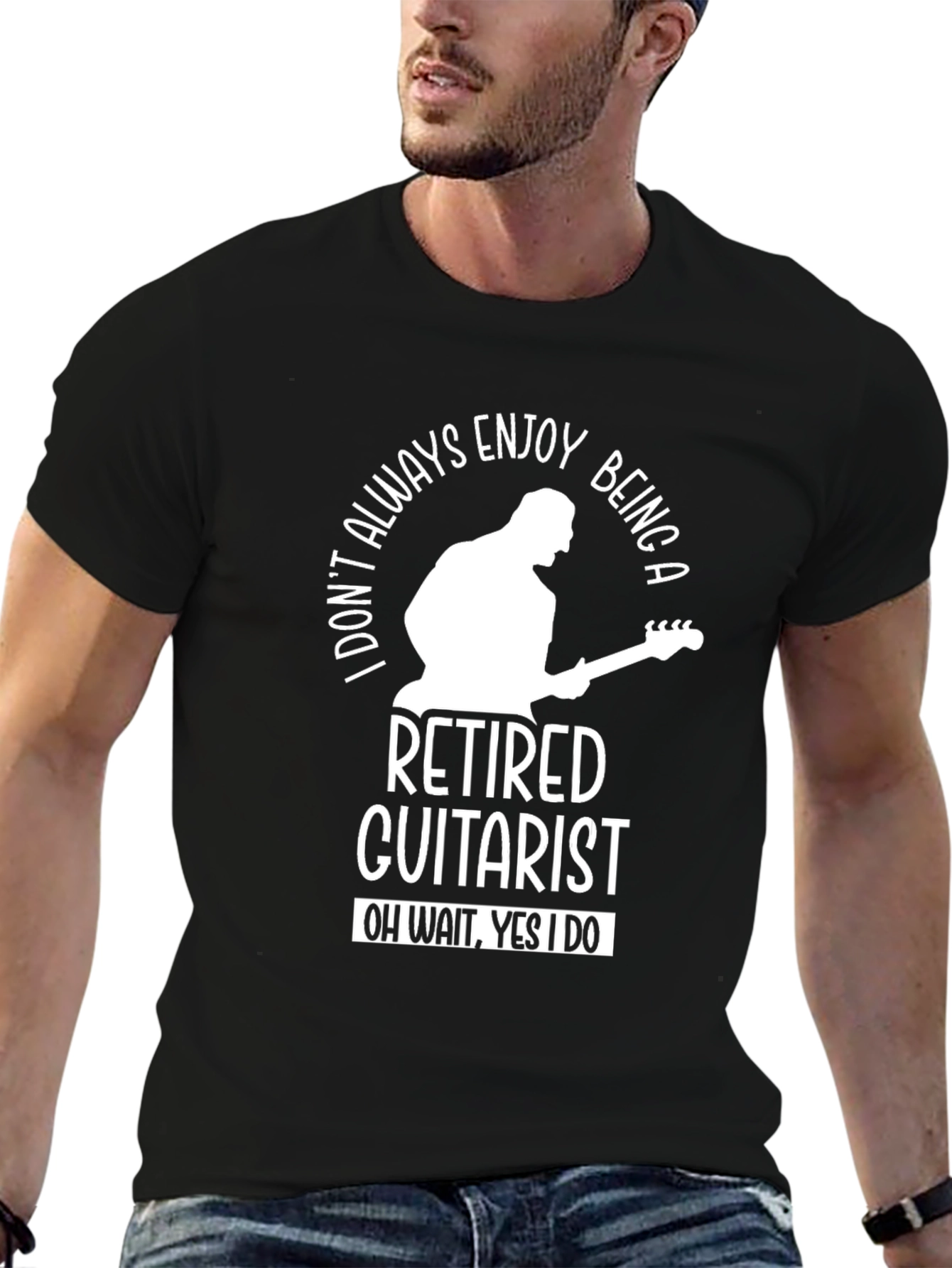 Retired Guitarist T-Shirt - Enjoy Being A Guitarist