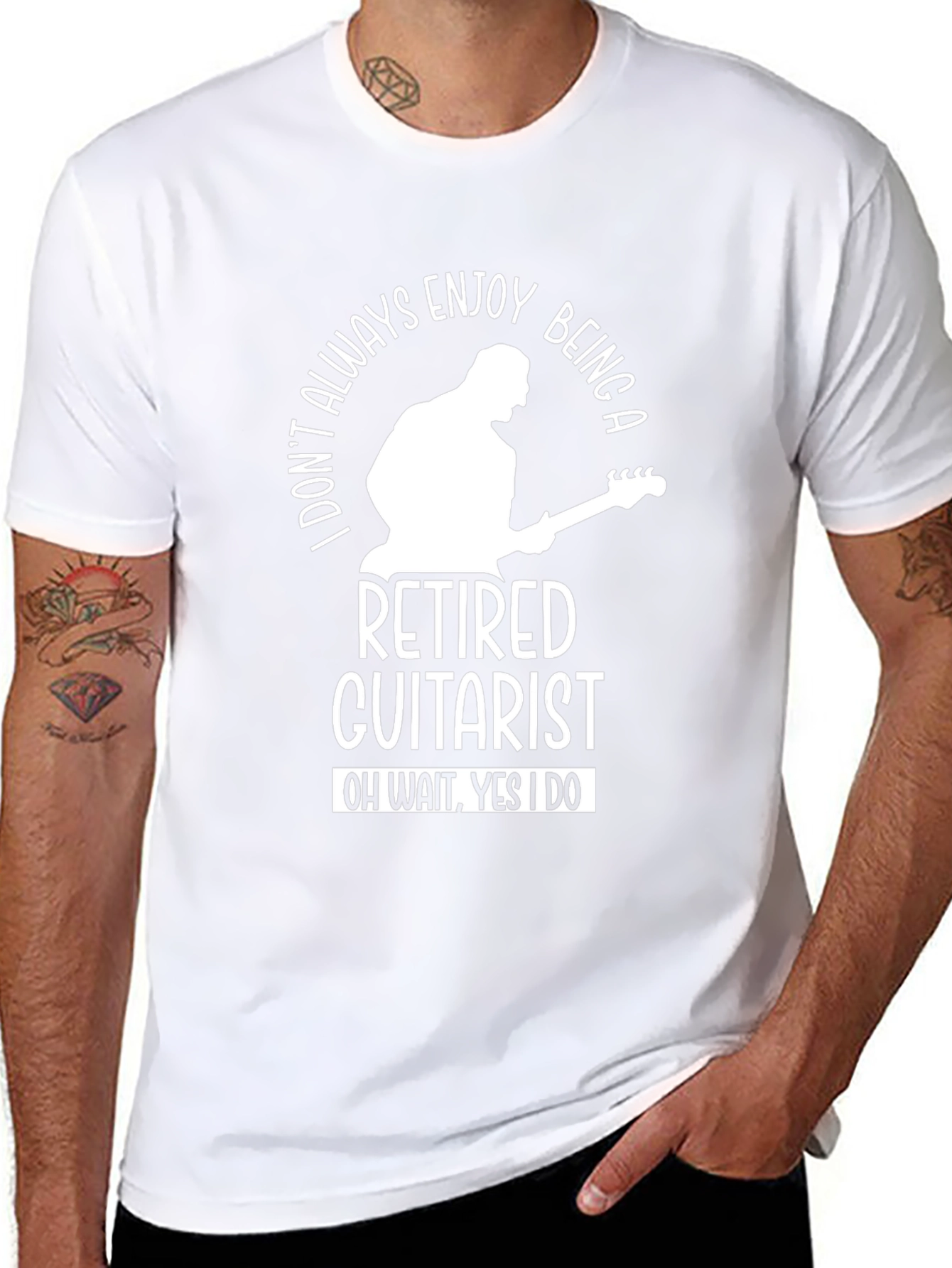 Retired Guitarist T-Shirt - Enjoy Being A Guitarist