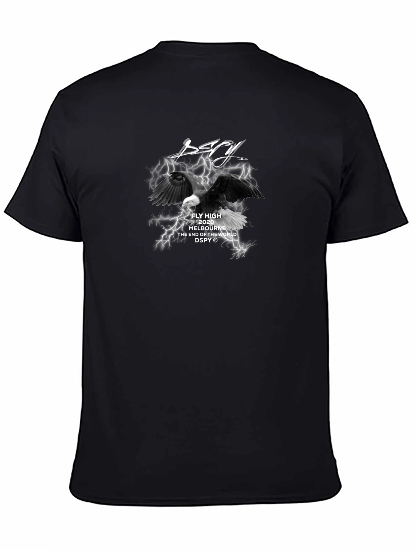 Dspy Fly High Graphic Black T-Shirt