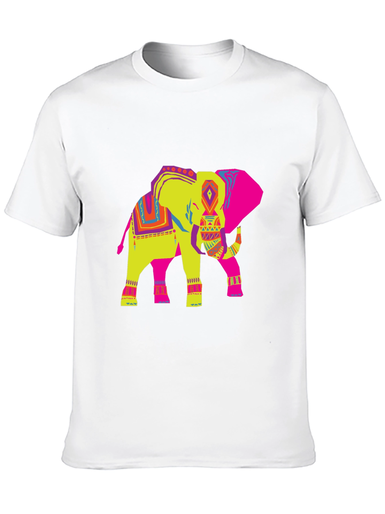 Vibrant Elephant Graphic Tee