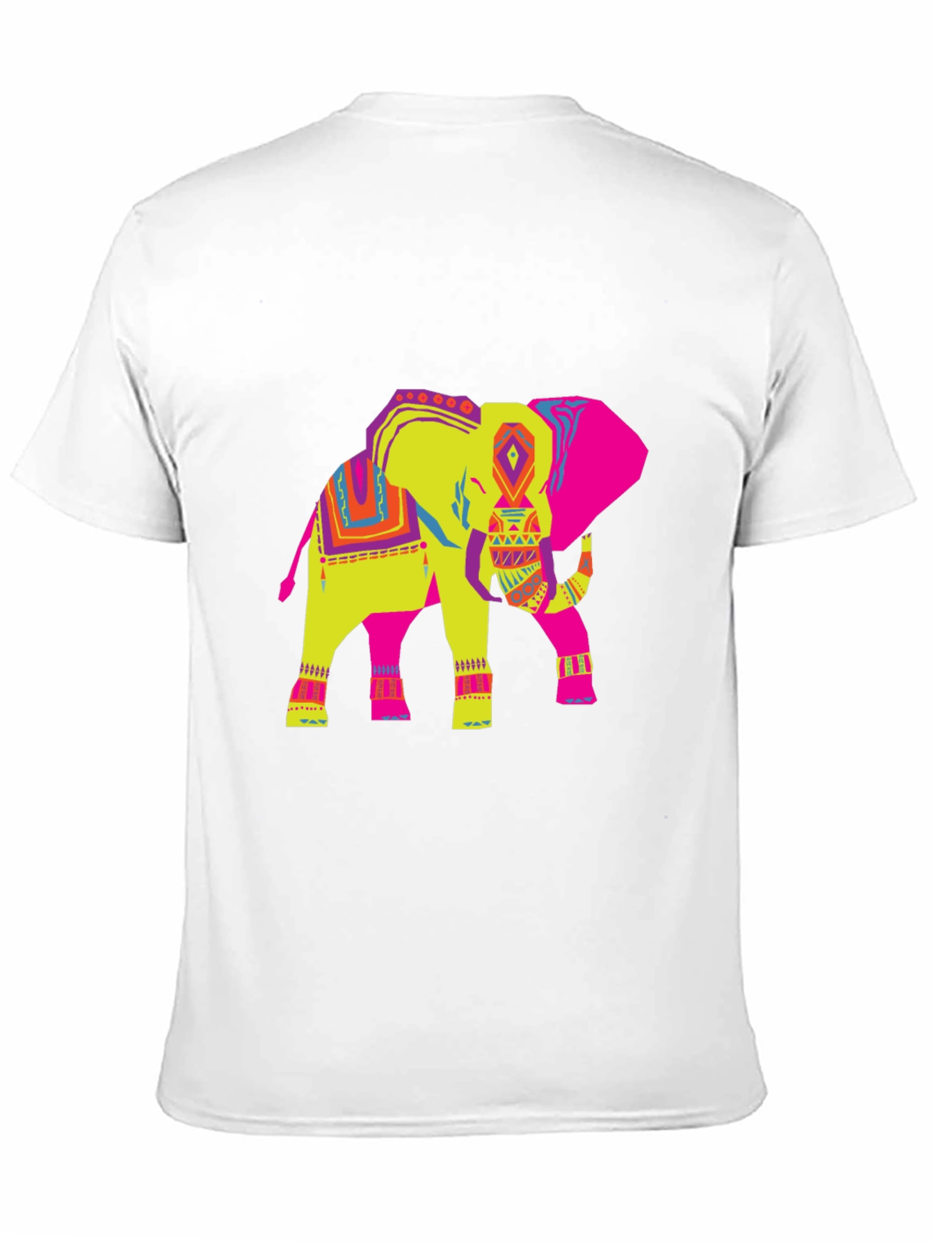 Vibrant Elephant Graphic Tee